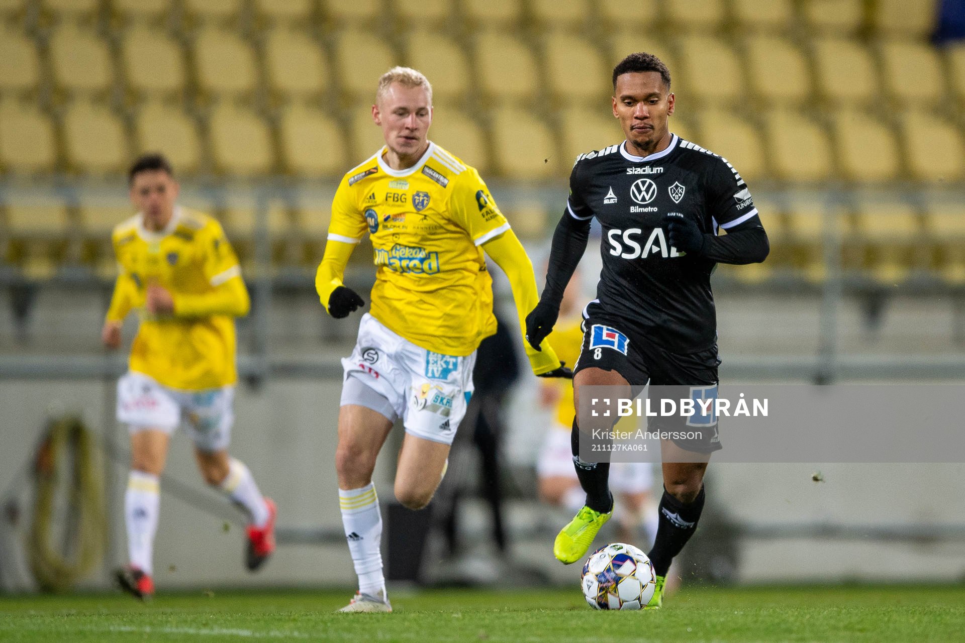 Falkenbergs Adam Bergmark Wiberg och Brages Seth Kanteh