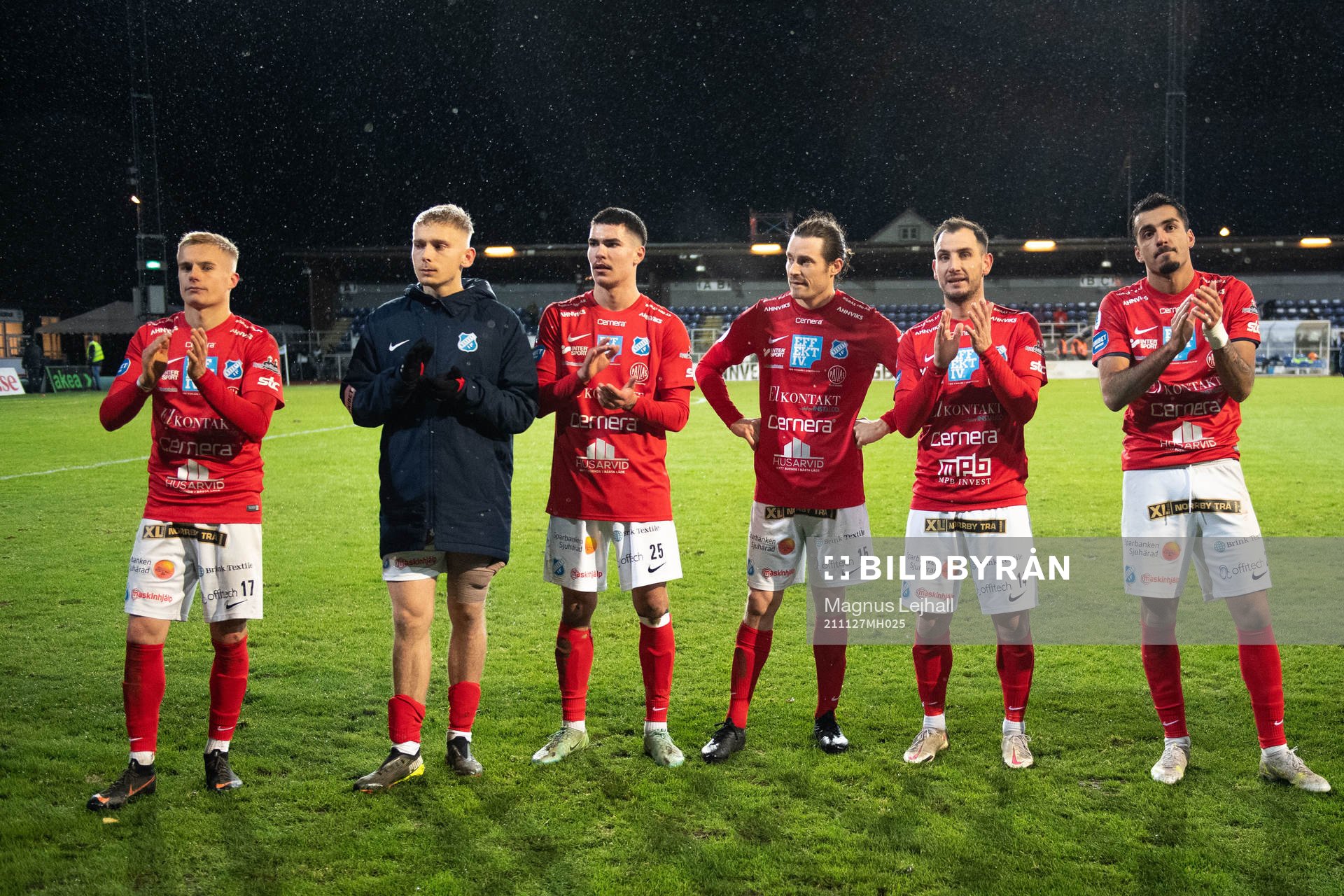Norrbys spelare jublar