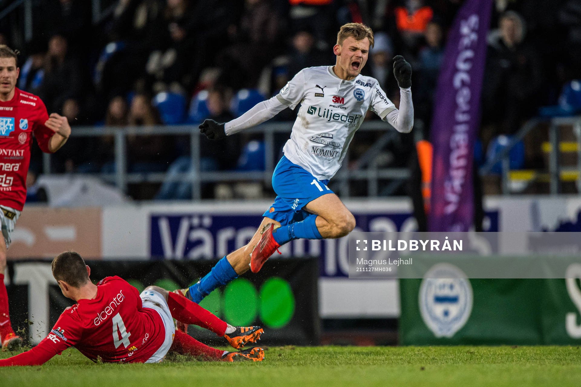 Värnamos Oscar Uddenäs  och Norrbys Fredrik Lundgren