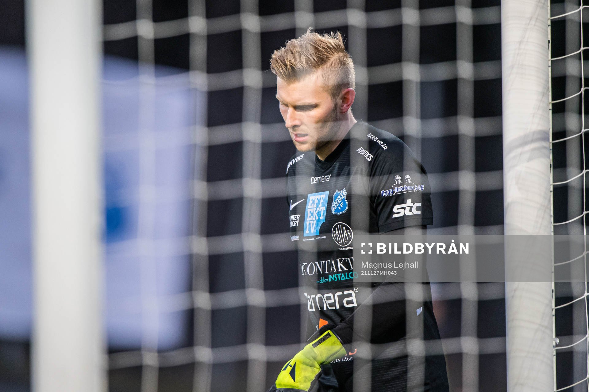 Norrbys målvakt Anton Cajtoft deppar