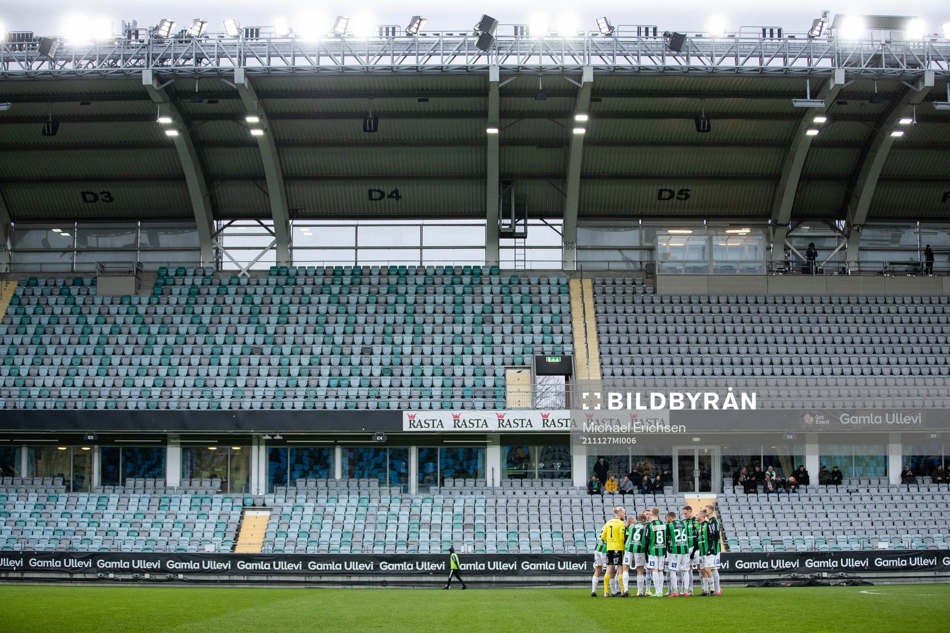 GAIS samlade innan fotbollsmatchen i Superettan mellan GAIS