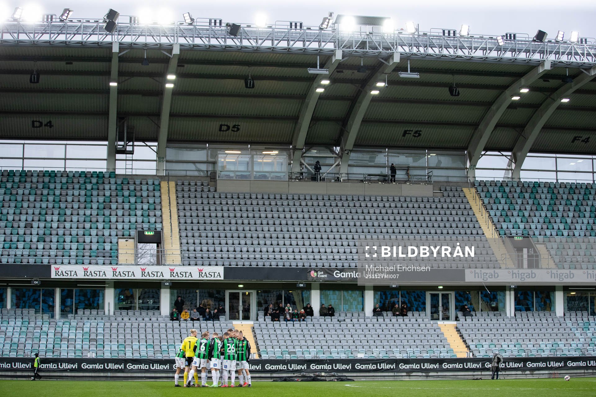 GAIS samlade innan fotbollsmatchen i Superettan mellan GAIS