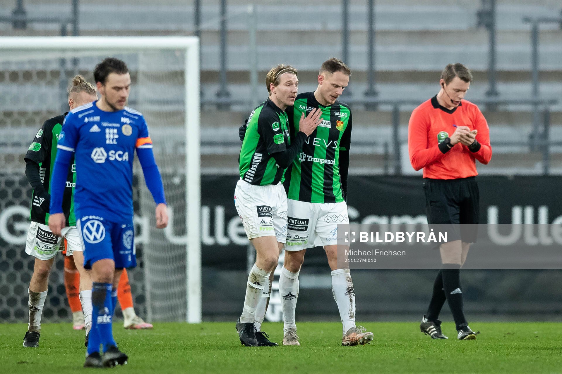 GAIS Simon Alexandersson jublar ihop med August Wängberg