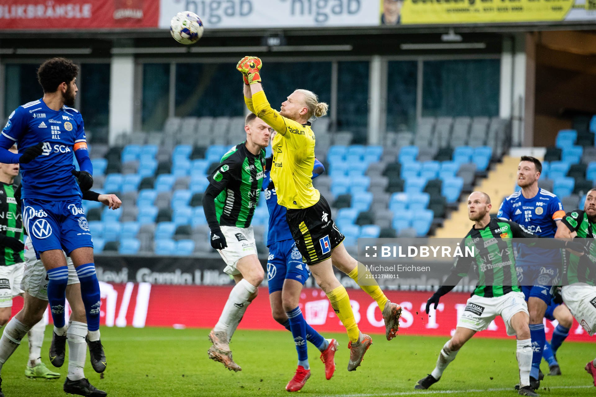 GAIS målvakt Mathias Karlsson