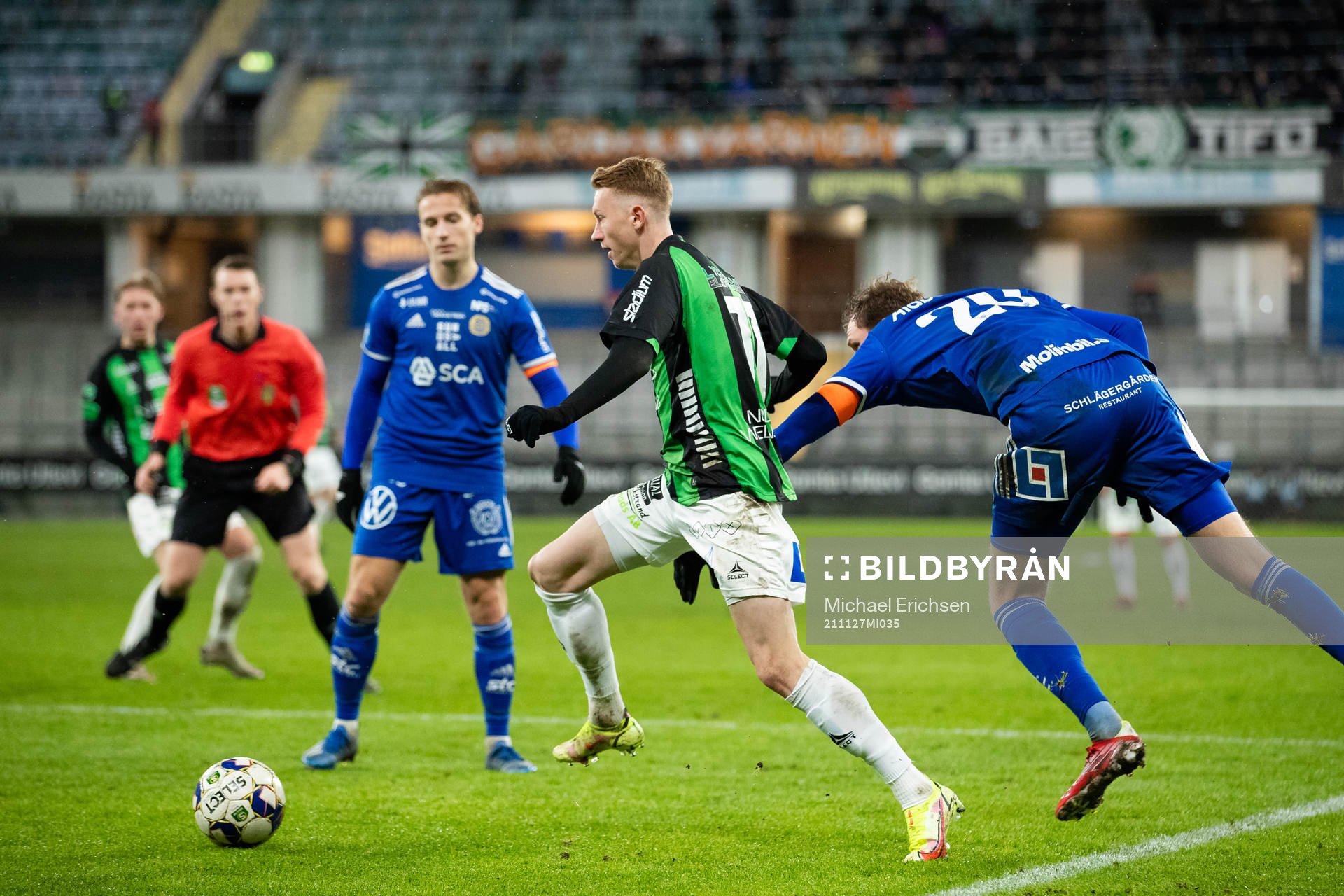 GAIS Julius Lindberg och Sundsvalls Niklas Dalhström