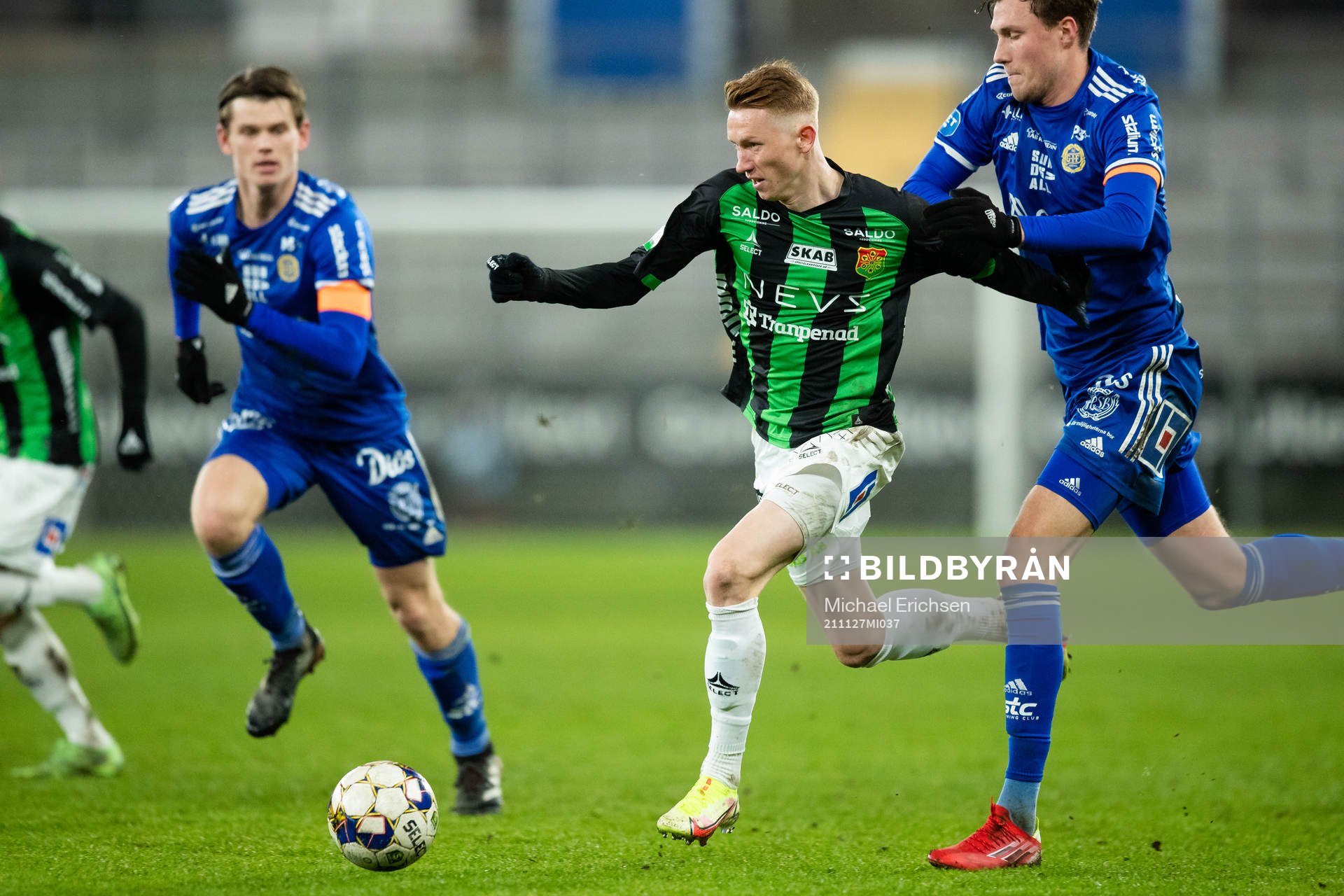 GAIS Julius Lindberg och Sundsvalls Niklas Dalhström