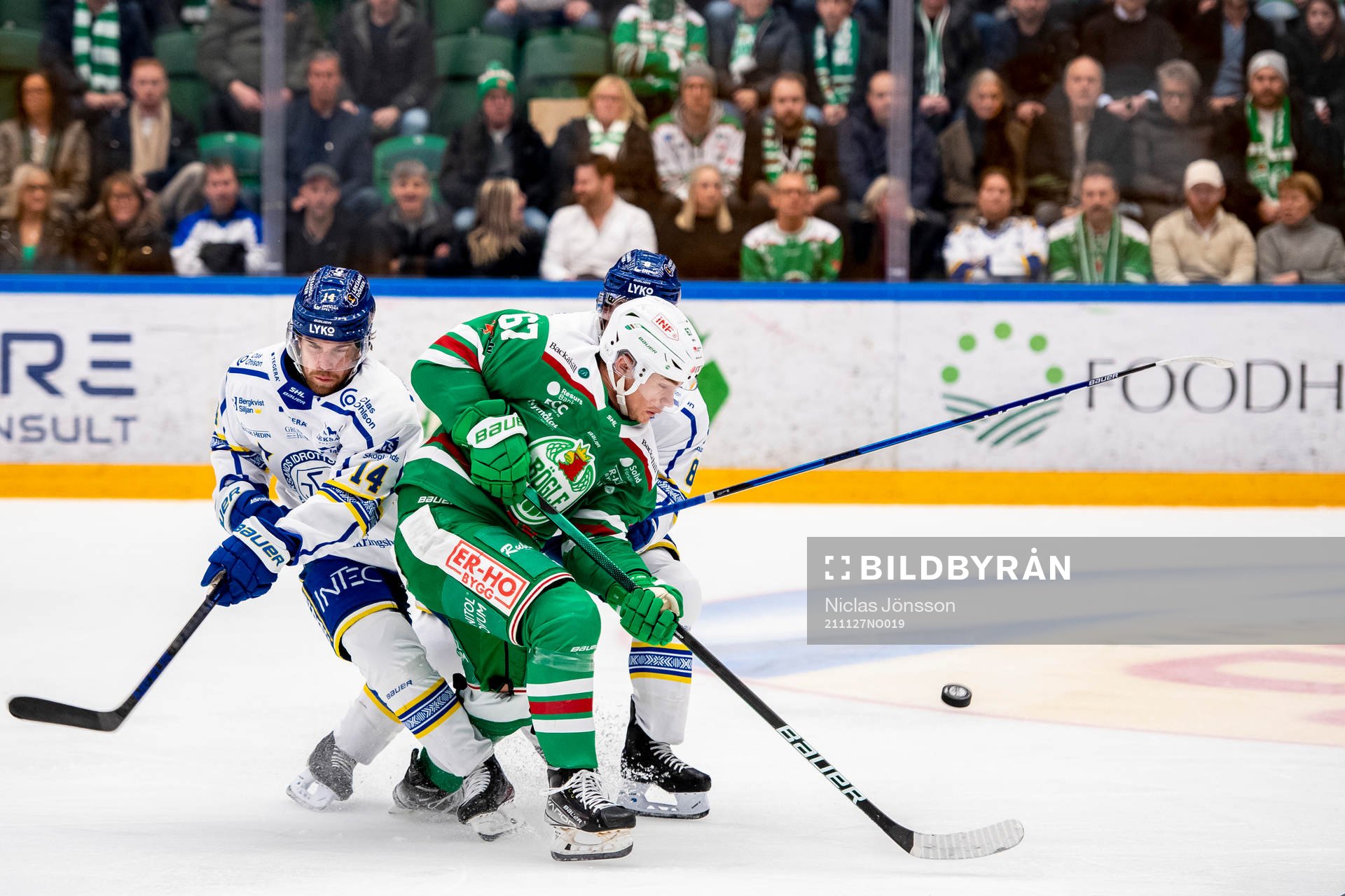 Leksands Oskar Lang och Matt Caito