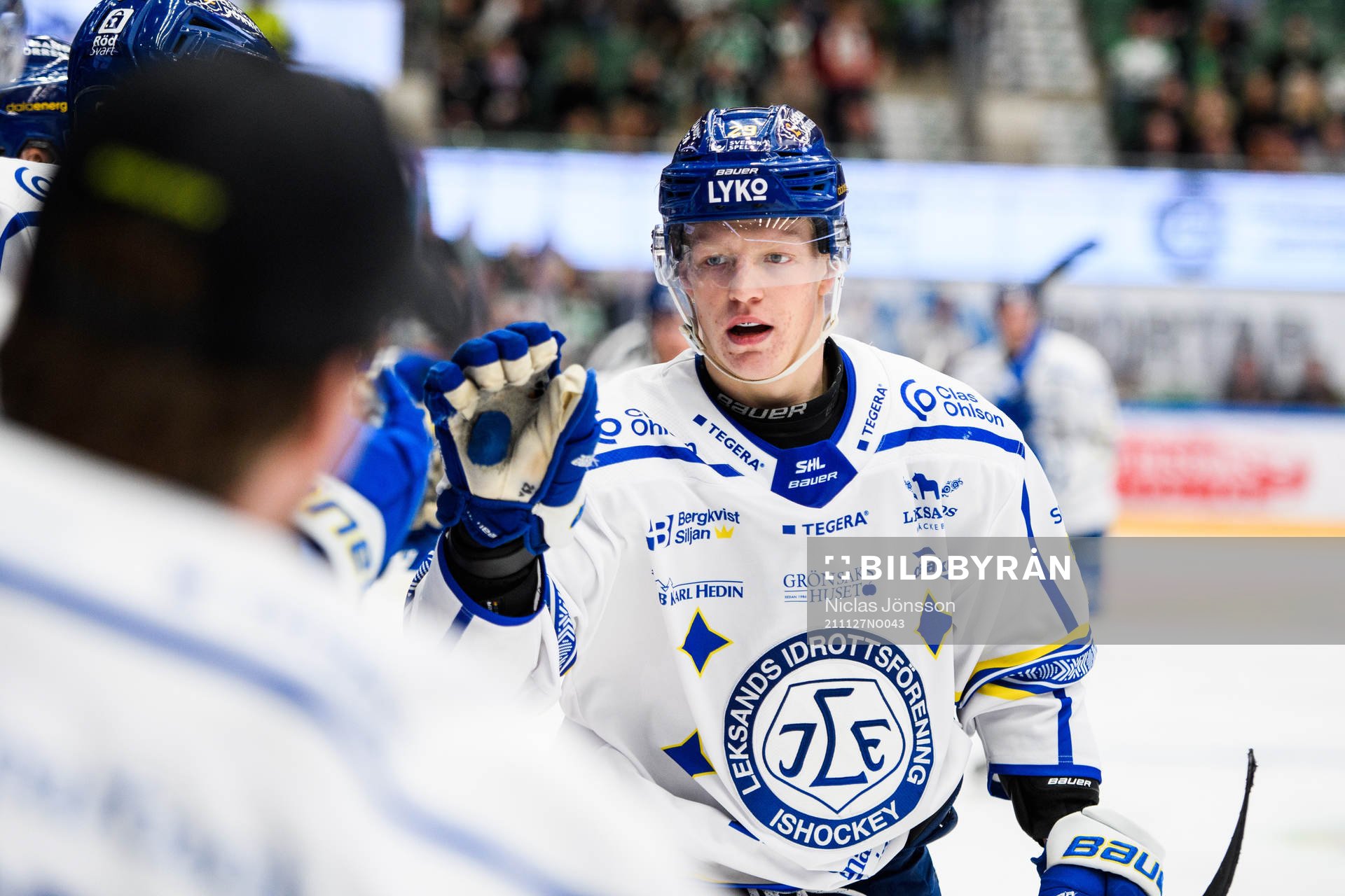 Leksands Emil Heineman jublar