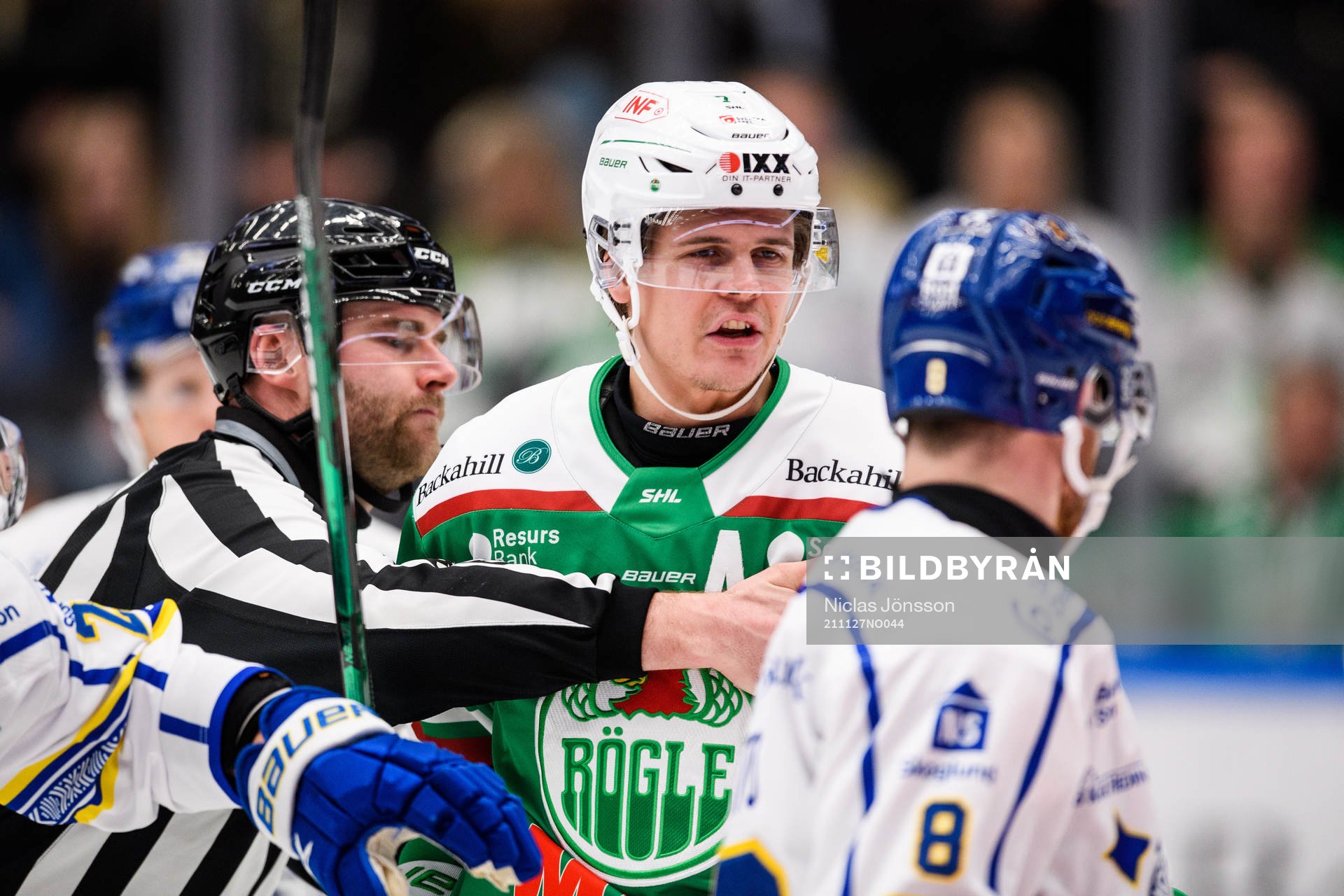 Rögles Erlend Lesund och Leksands Matt Caito