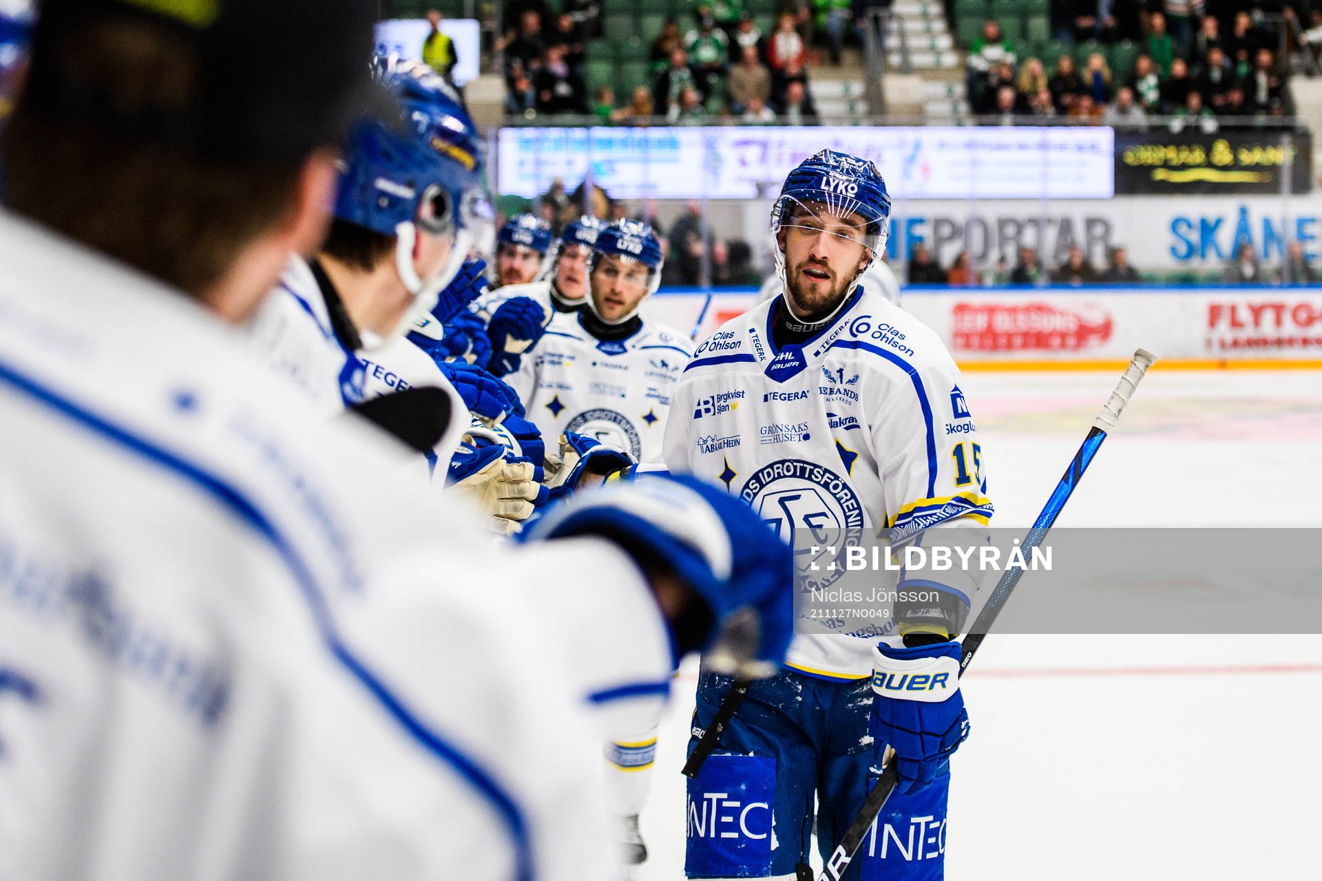 Leksands Max Veronneau jublar