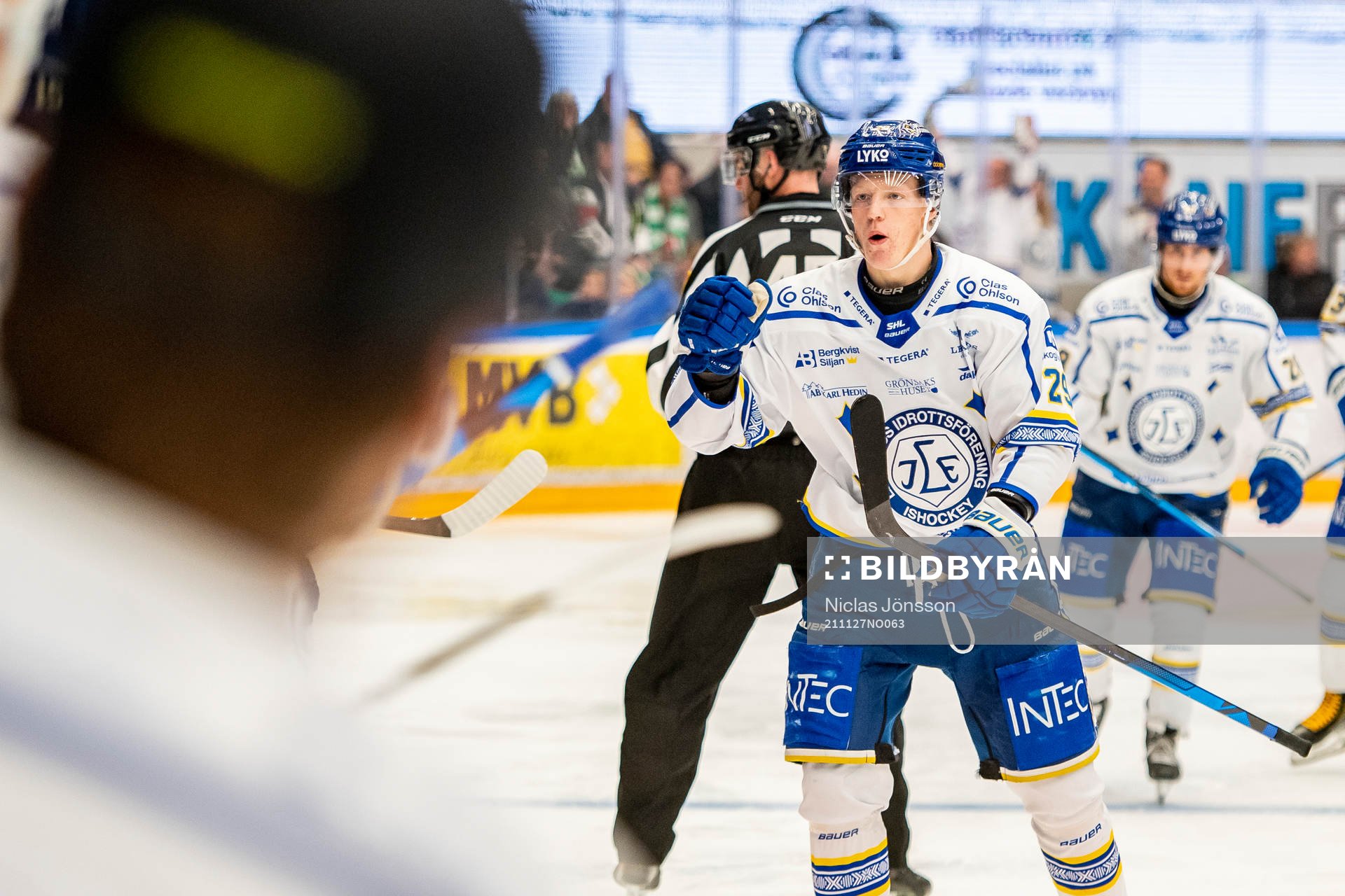 Leksands Emil Heineman jublar