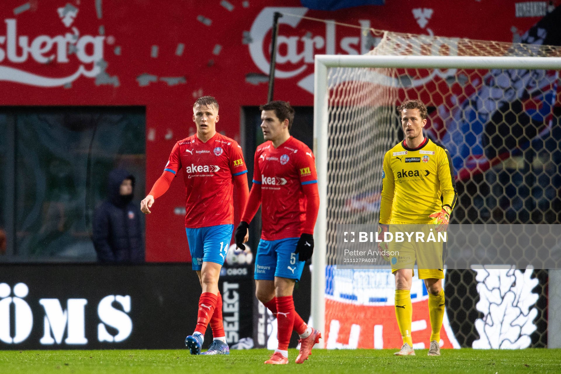 Helsingborgs Casper Widell, Brandur Hendriksson Olsen och