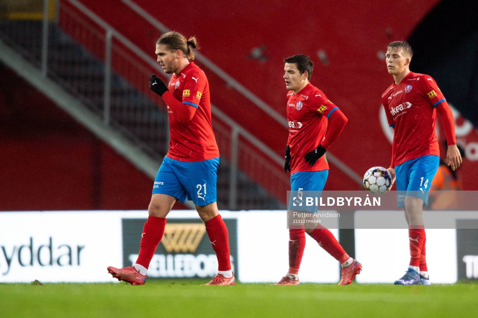 Helsingborgs Charlie Weberg, Brandur Hendriksson Olsen och