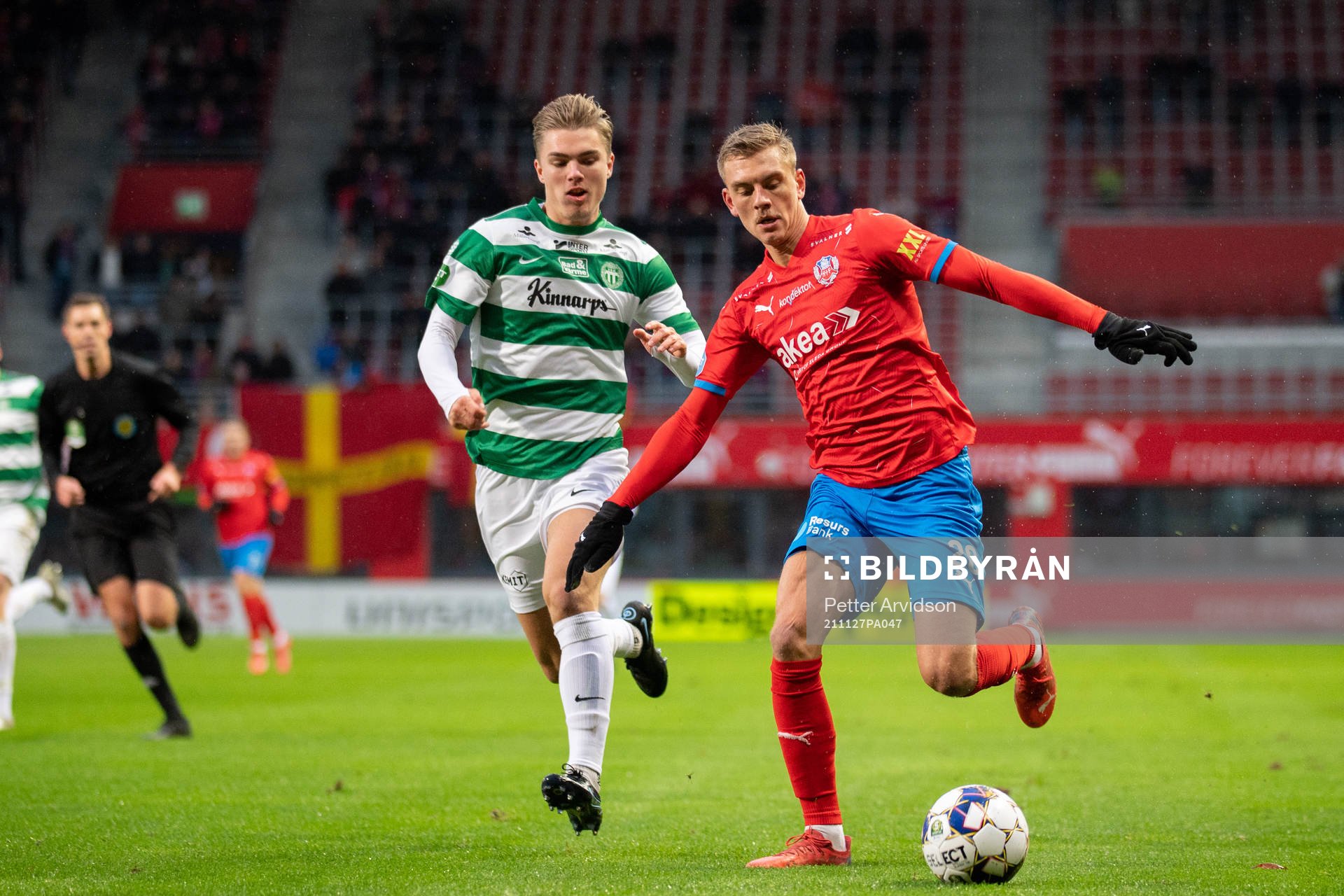 Västerås Daniel Hermansson och Helsingborgs Dennis Olsson