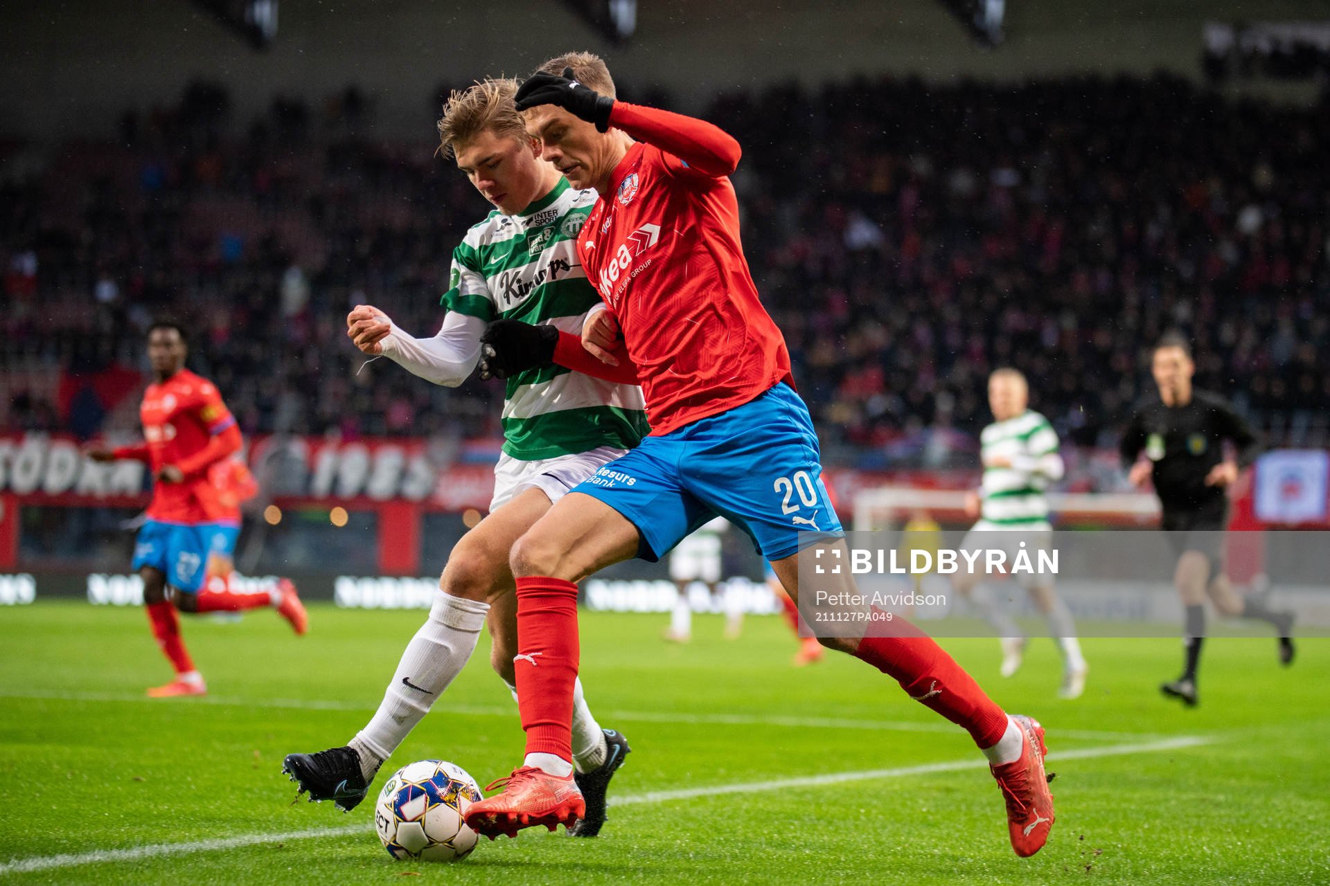 Västerås Daniel Hermansson och Helsingborgs Dennis Olsson
