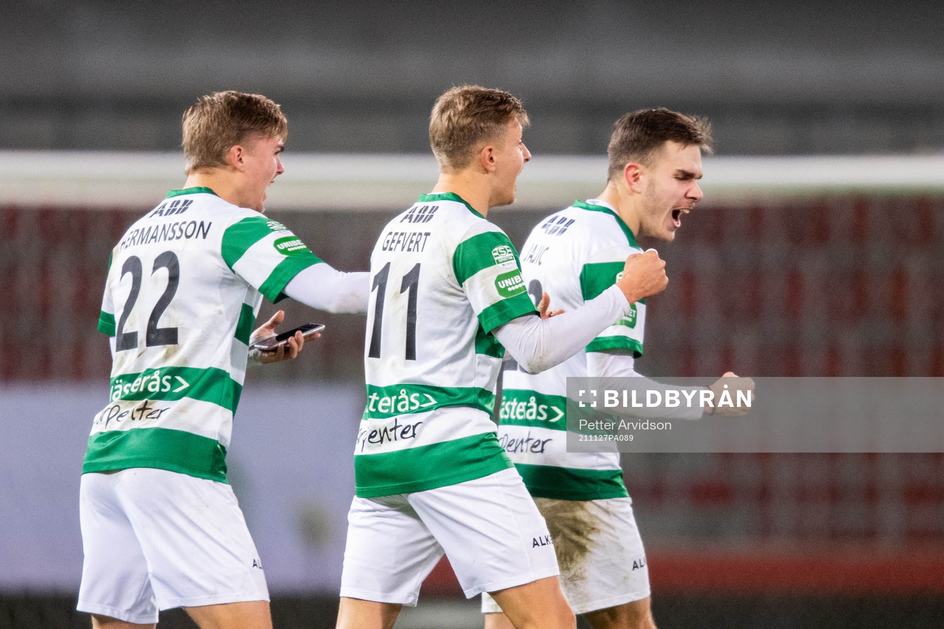 Västerås Dusan Jajic, Daniel Hermansson och Simon Gefvert