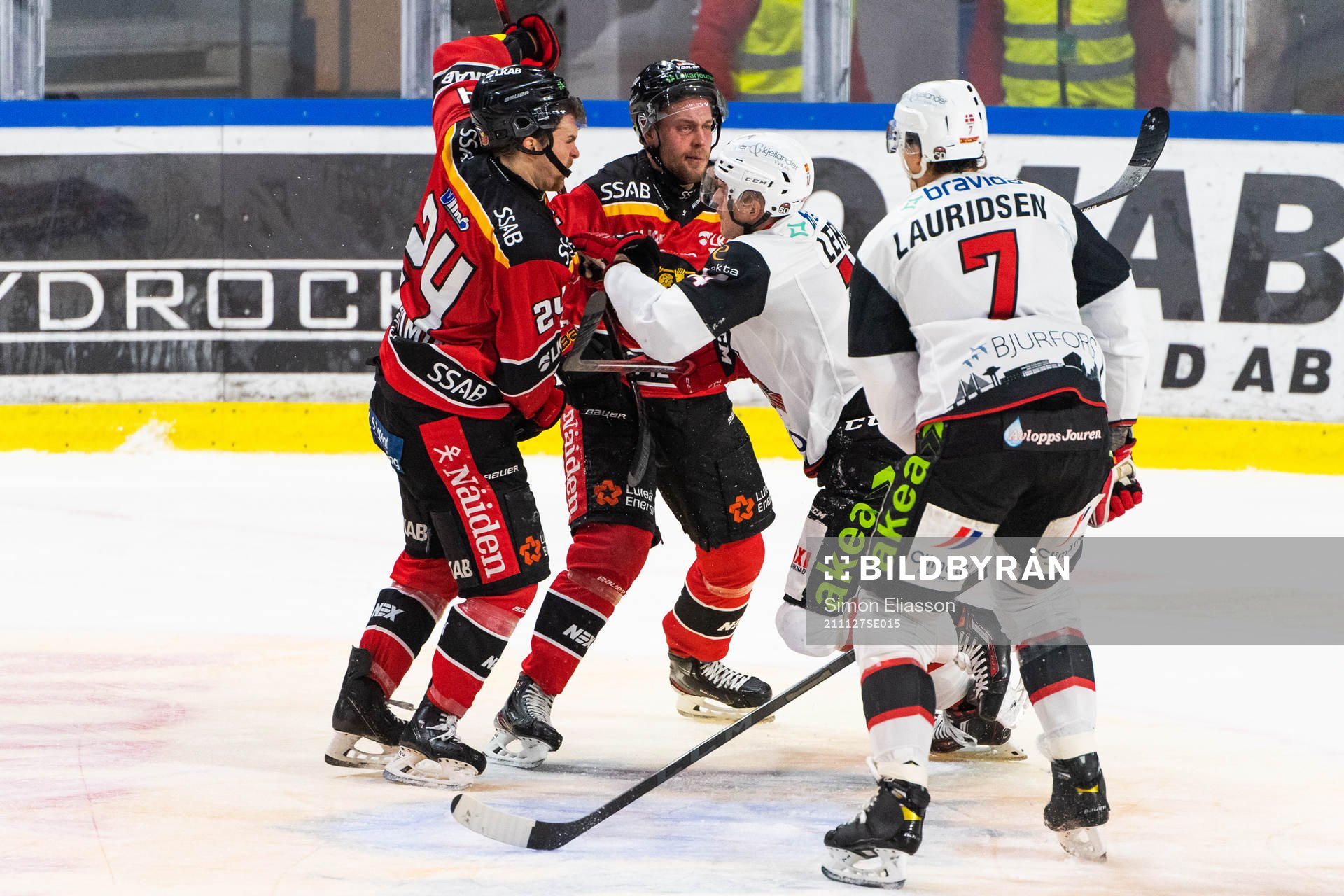 Malmö Redhawks Carl-Johan Lerby, Luleås Brendan