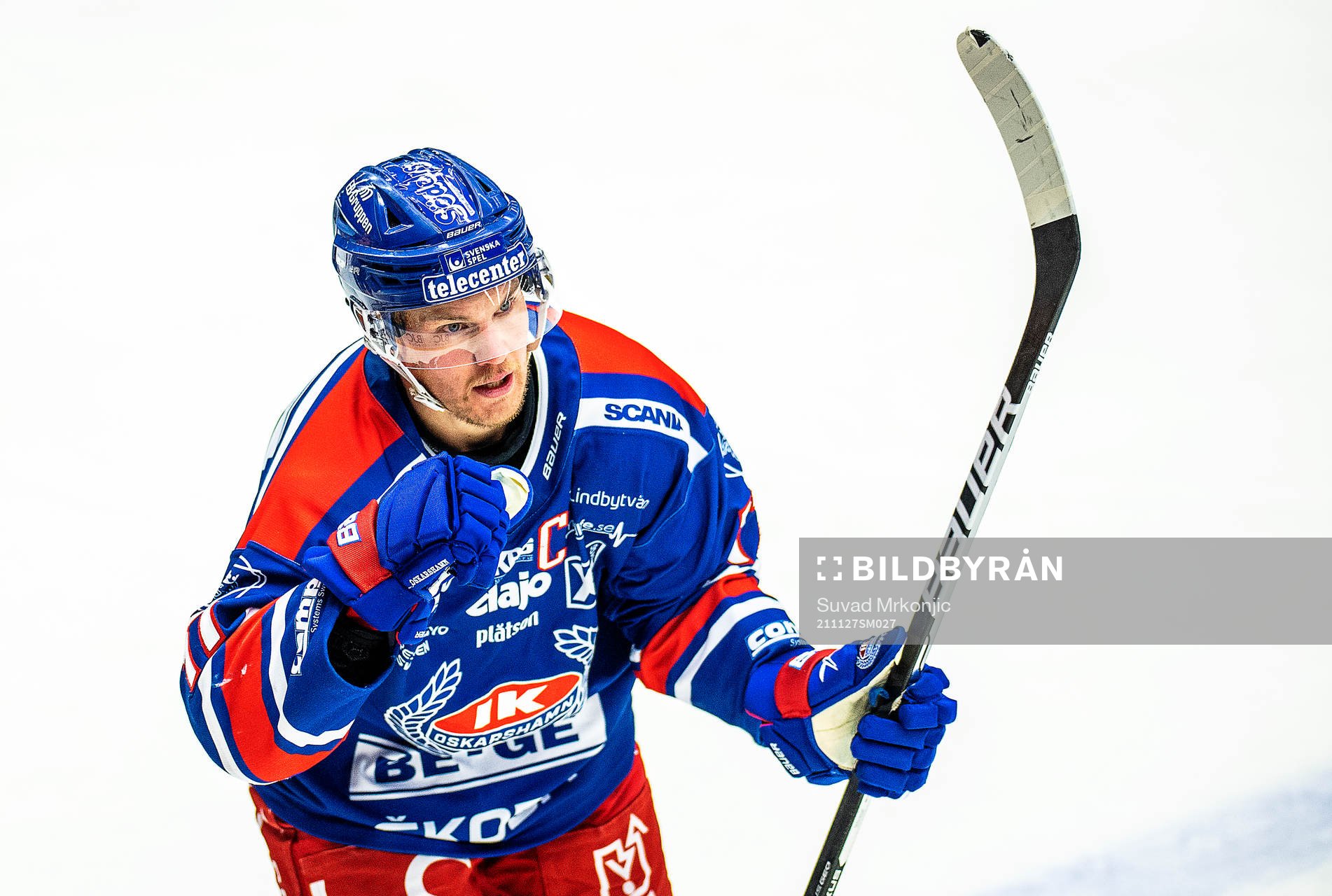 Oskarshamns Jonas Engström jublar