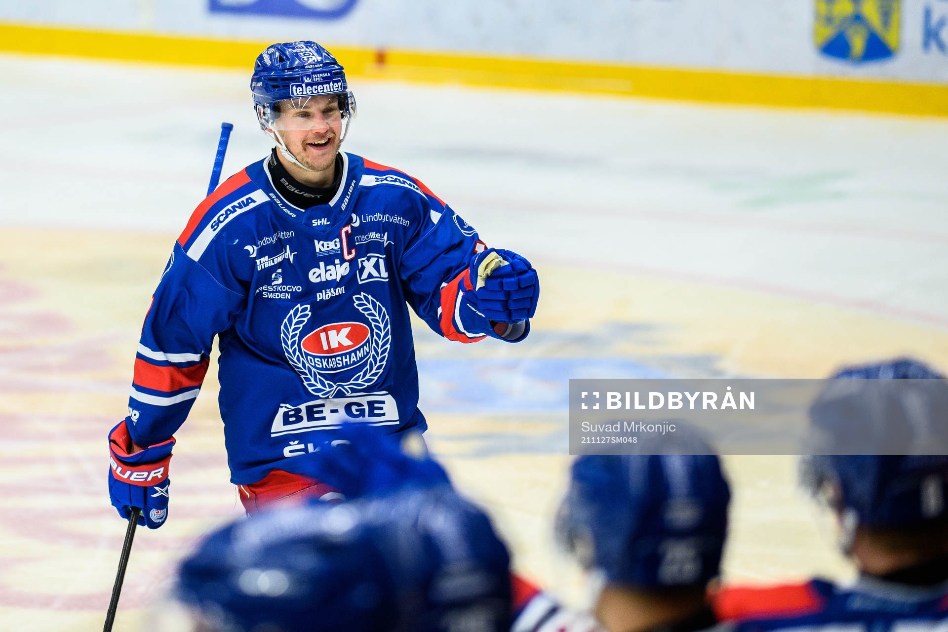 Oskarshamns Jonas Engström jublar