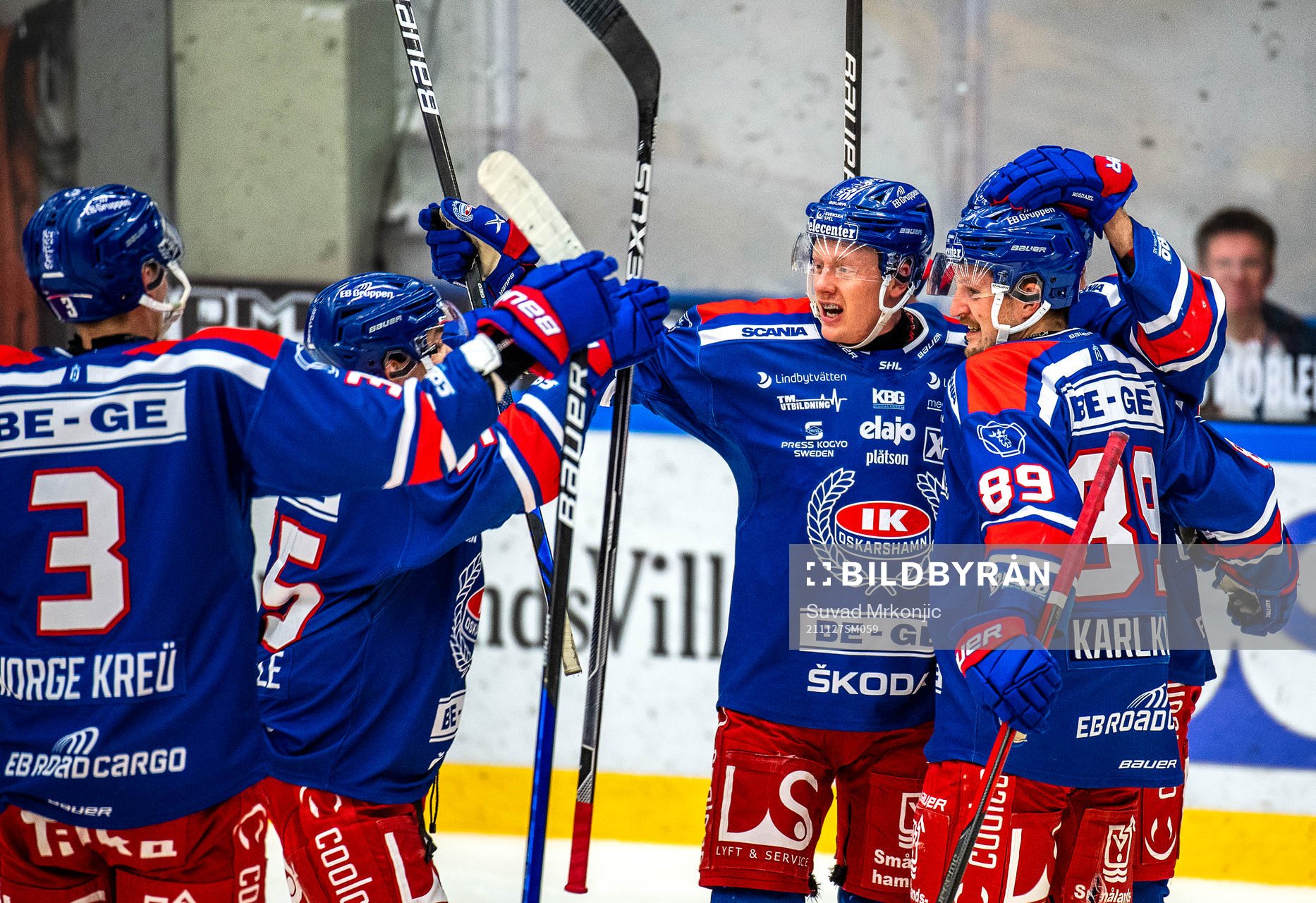 Oskarshamns Patrik Karlqvist jublar
