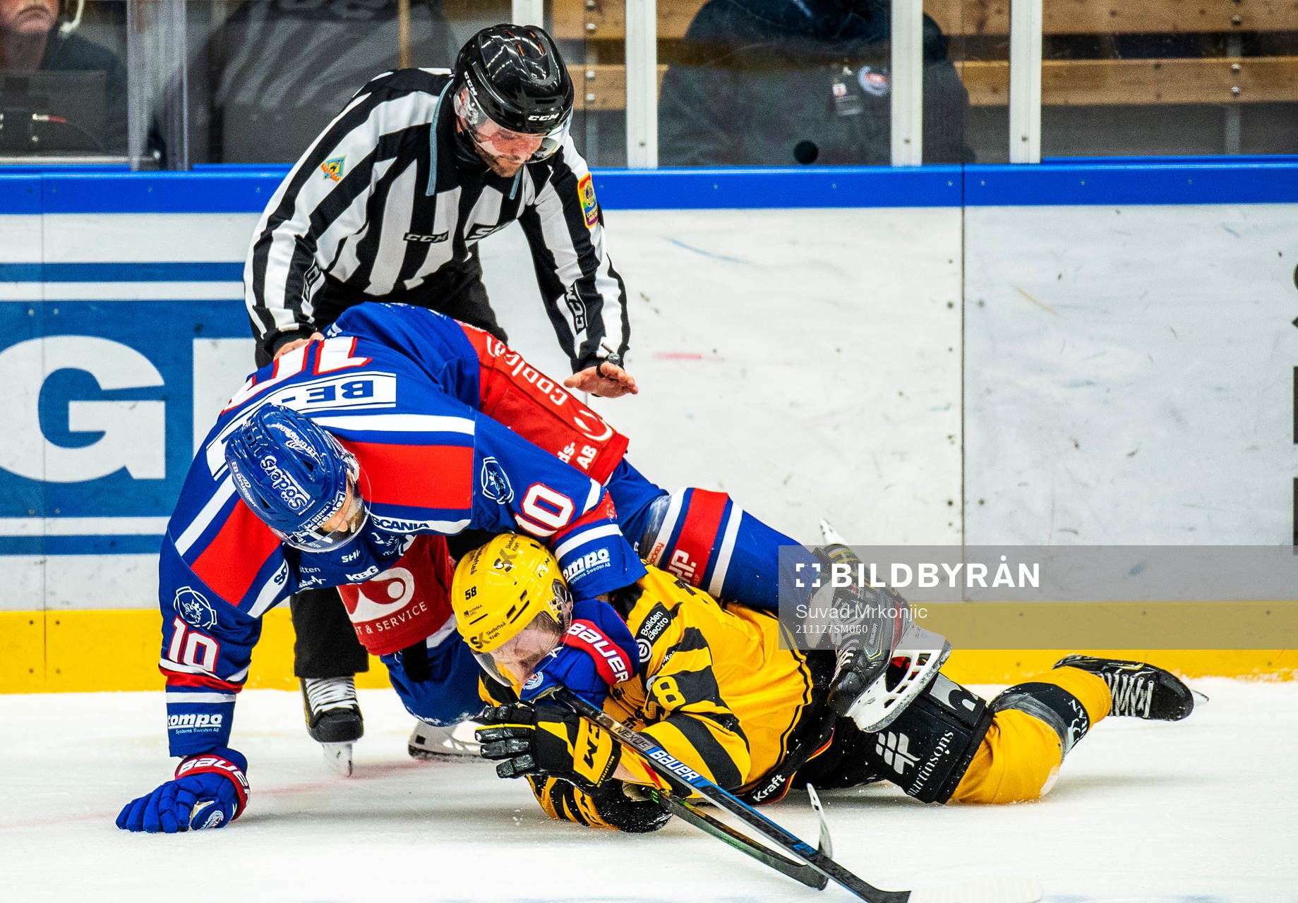 Oskarshamns Dale Weise och Skellefteås Oskar Nilsson