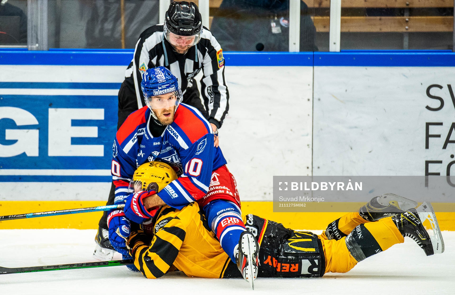 Oskarshamns Dale Weise och Skellefteås Oskar Nilsson
