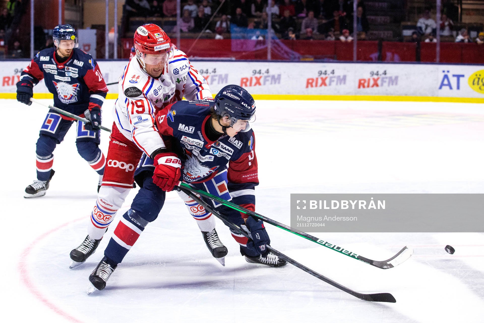 Timrås Erik Andersson och Linköpings Daniel Ljungman