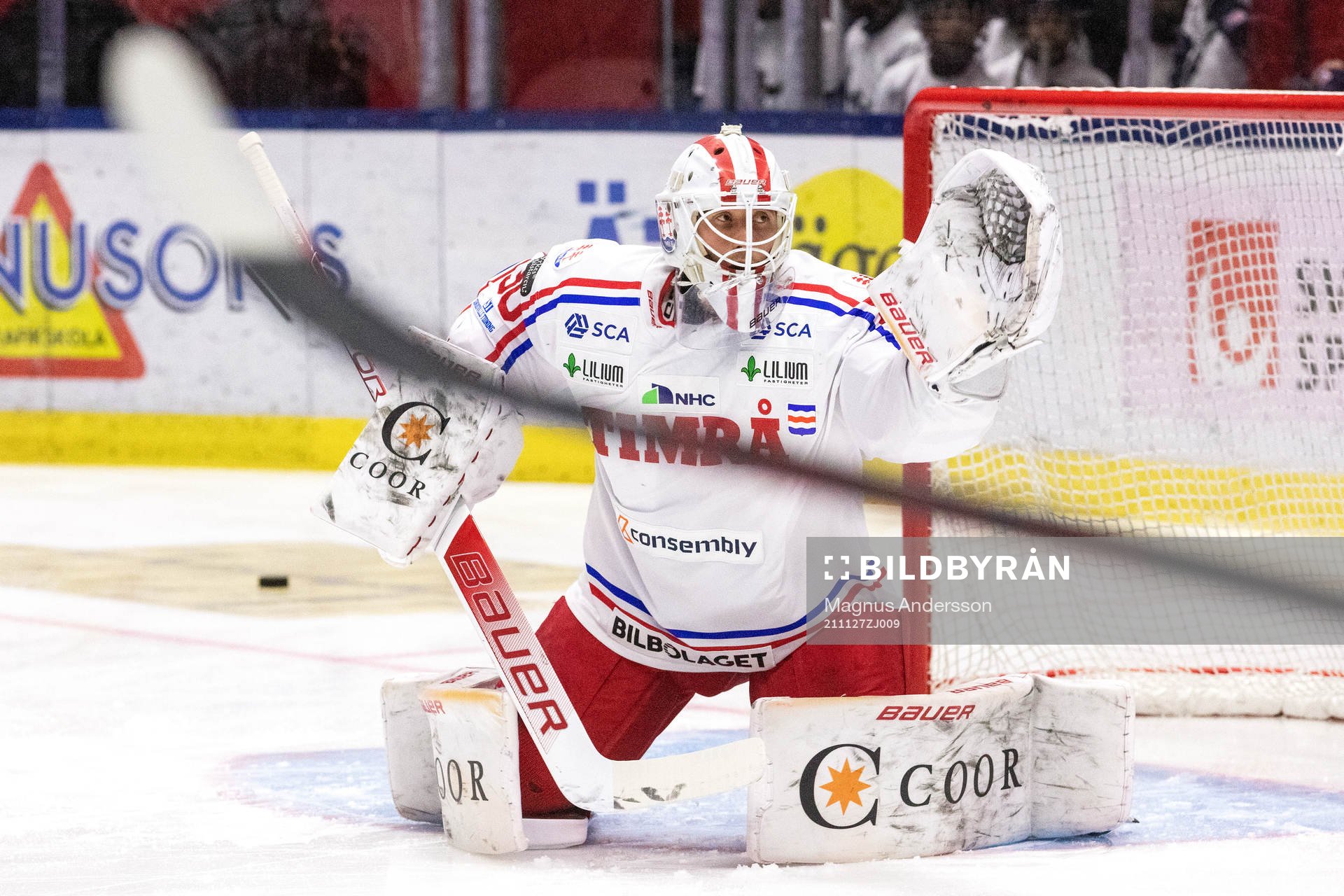 Timrås målvakt Jacob Johansson