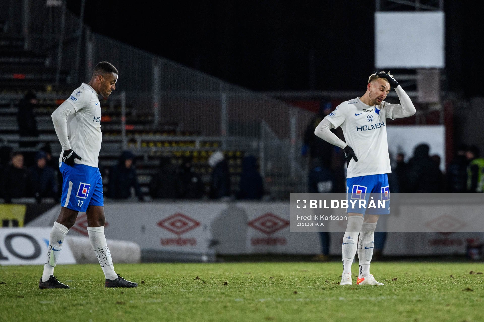 IFK Norrköpings Theo Rask och Henrik Castegren deppar