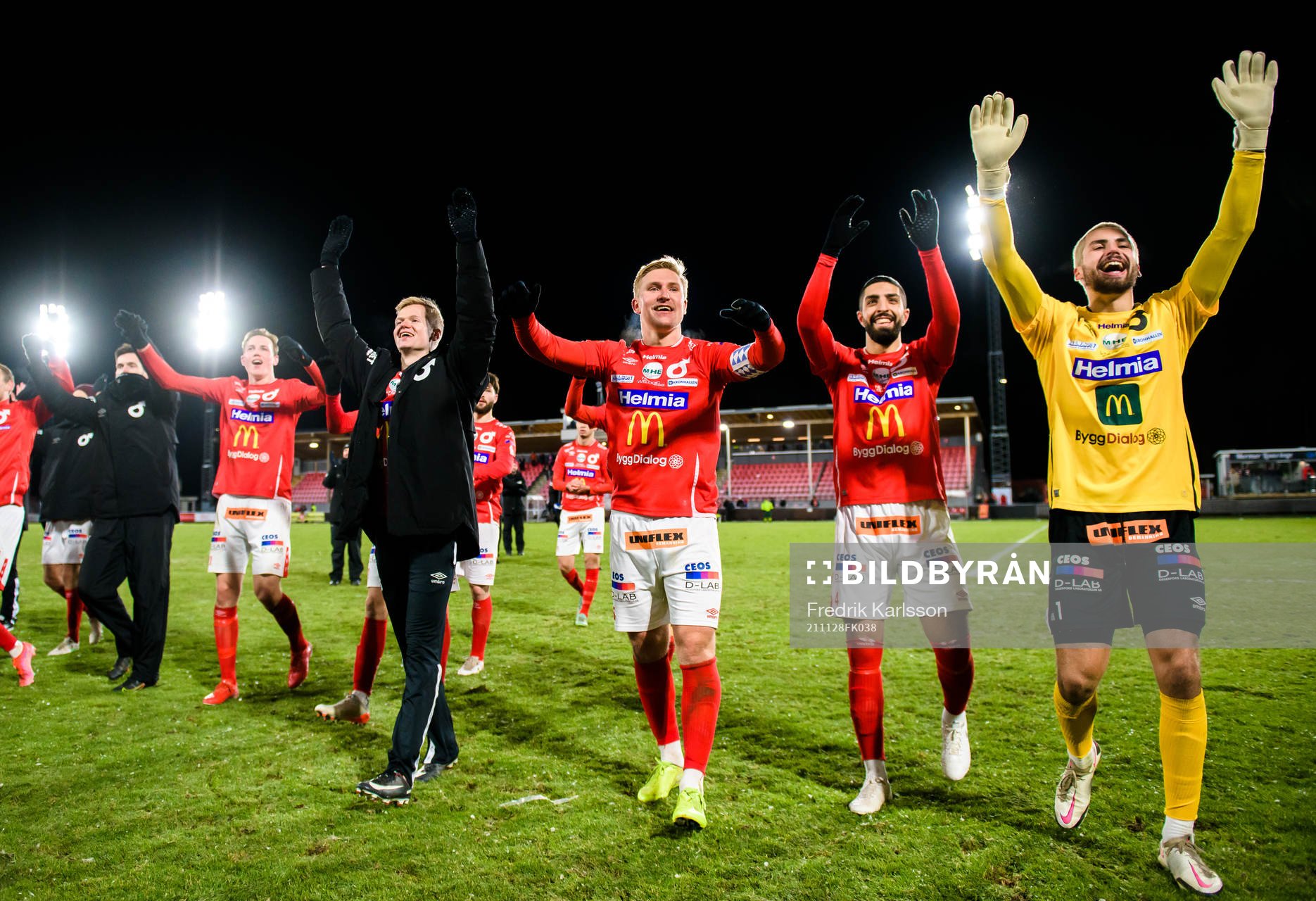 Degerfors Karl Axel Lindahl, Oliver Ekroth, Sean Sabetkar