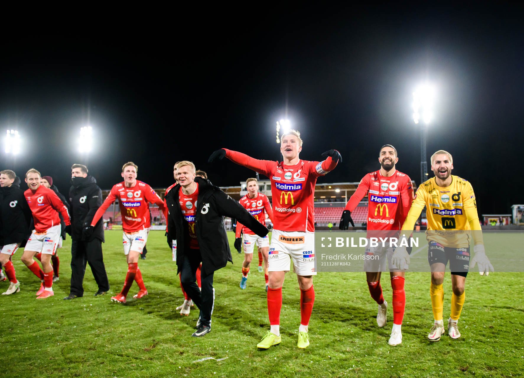 Degerfors Karl Axel Lindahl, Oliver Ekroth, Sean Sabetkar