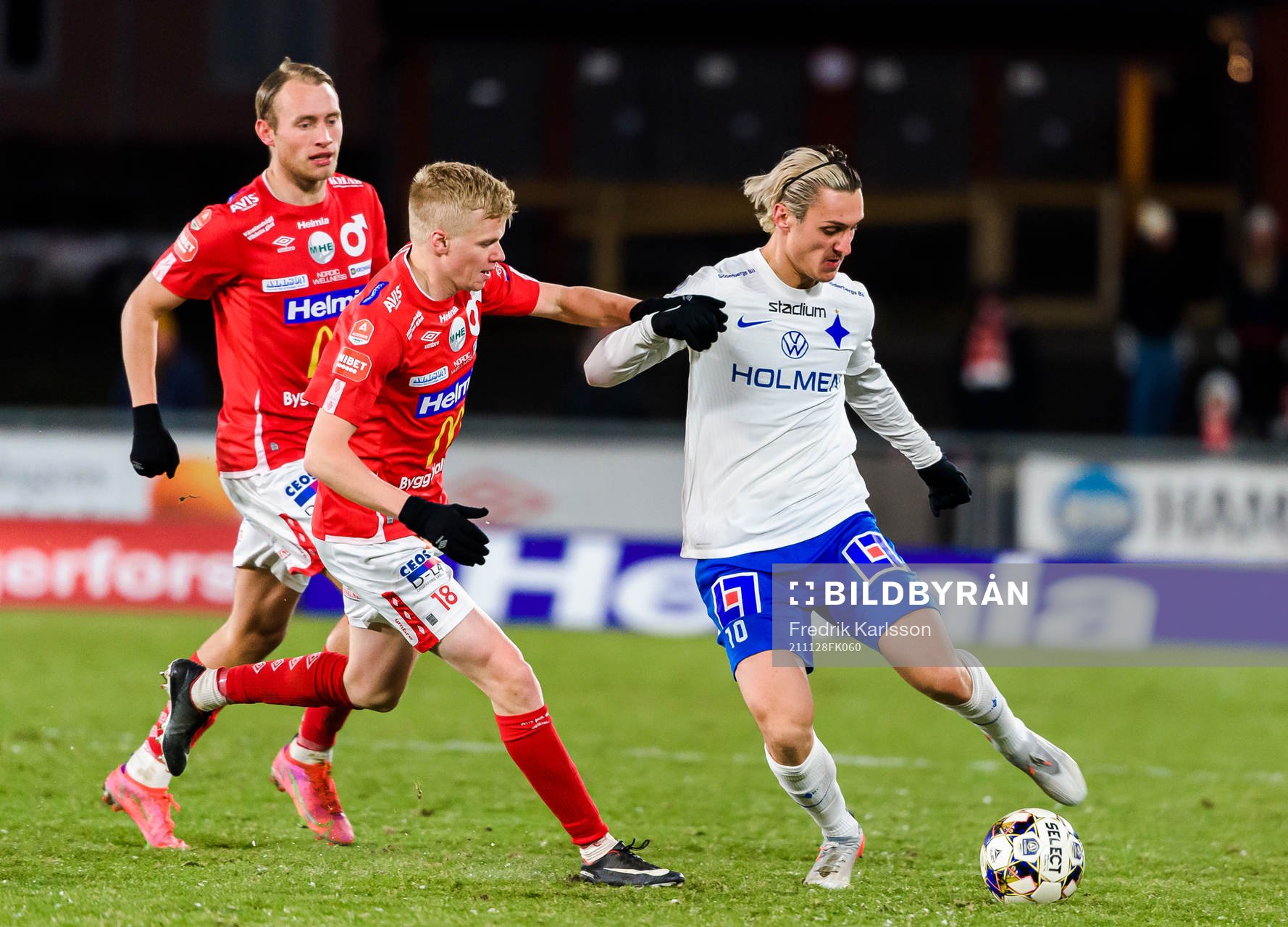 Degerfors Villiam Dahlström, Karl Axel Lindahl och IFK