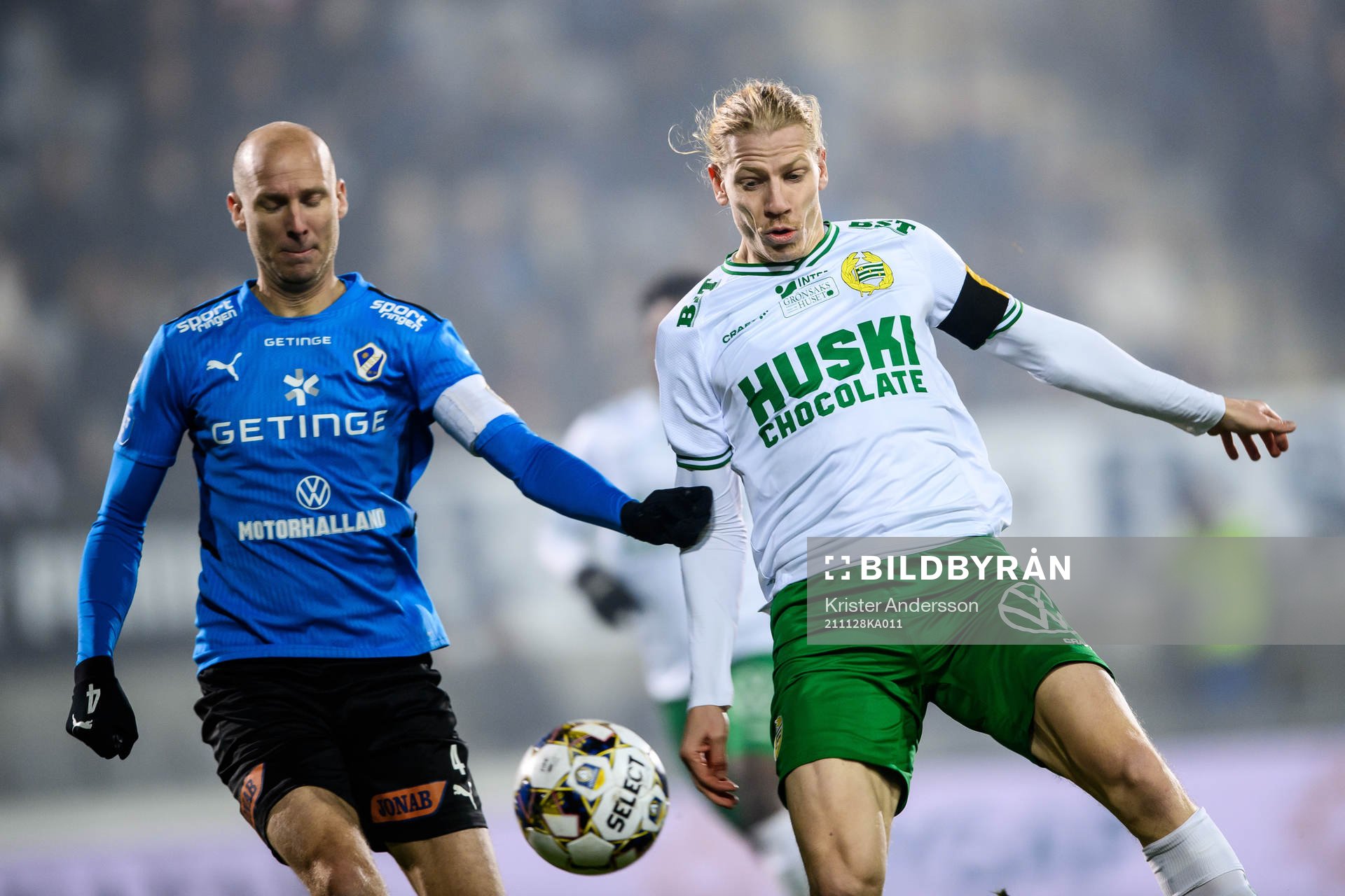 Halmstads Andreas Johansson och Hammarbys Gustav Ludwigson