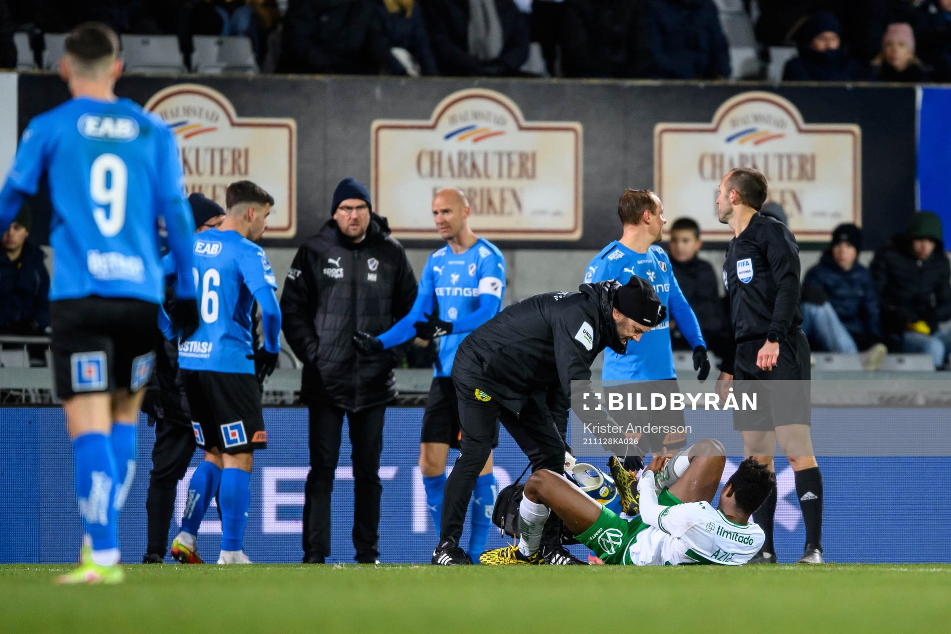 Hammarbys Aziz Mohammed Ouattara har ont