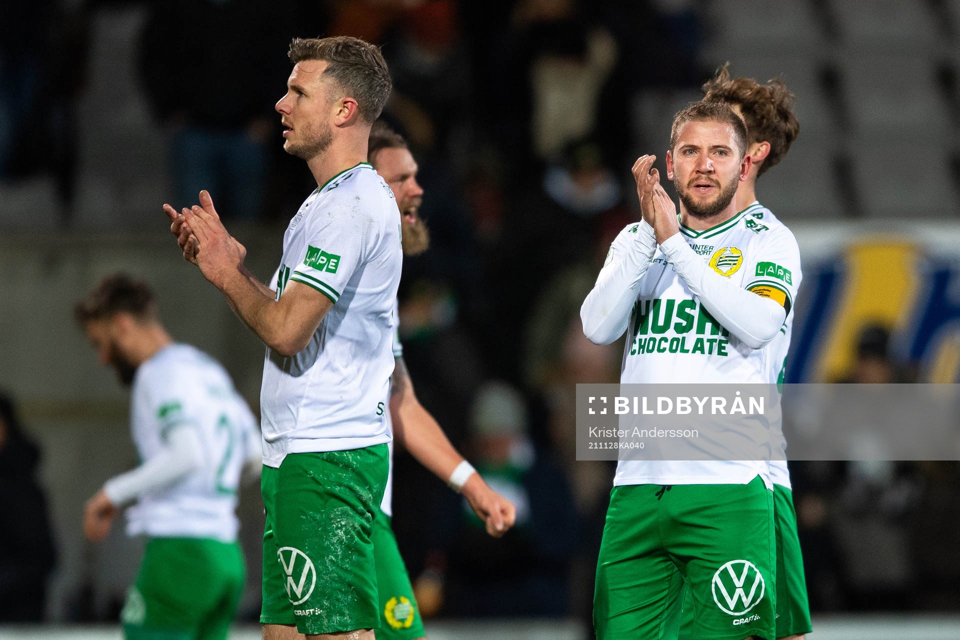 Hammarbys Richard Magyar och Darijan Bojanic