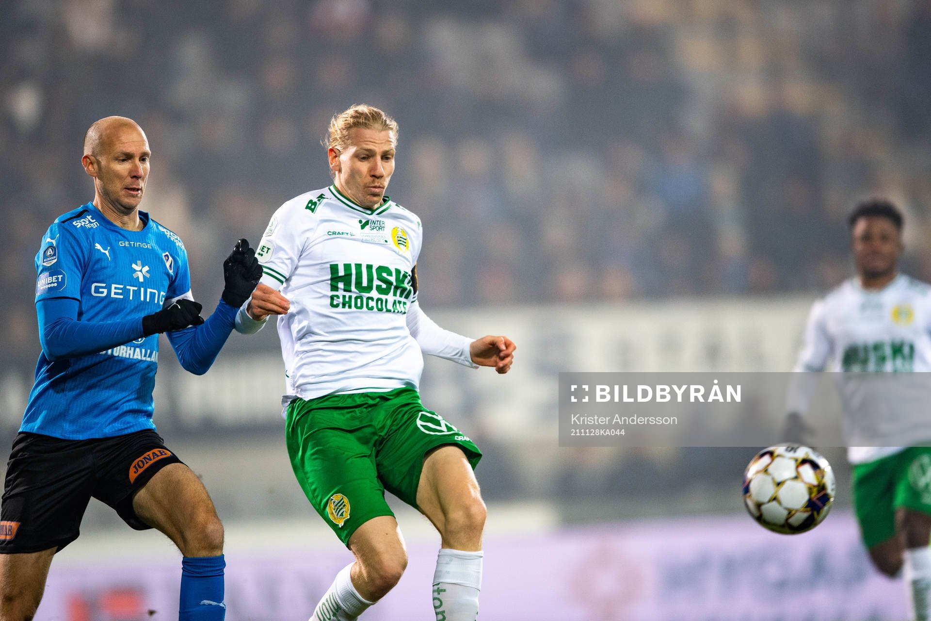 Halmstads Andreas Johansson och Hammarbys Gustav Ludwigson