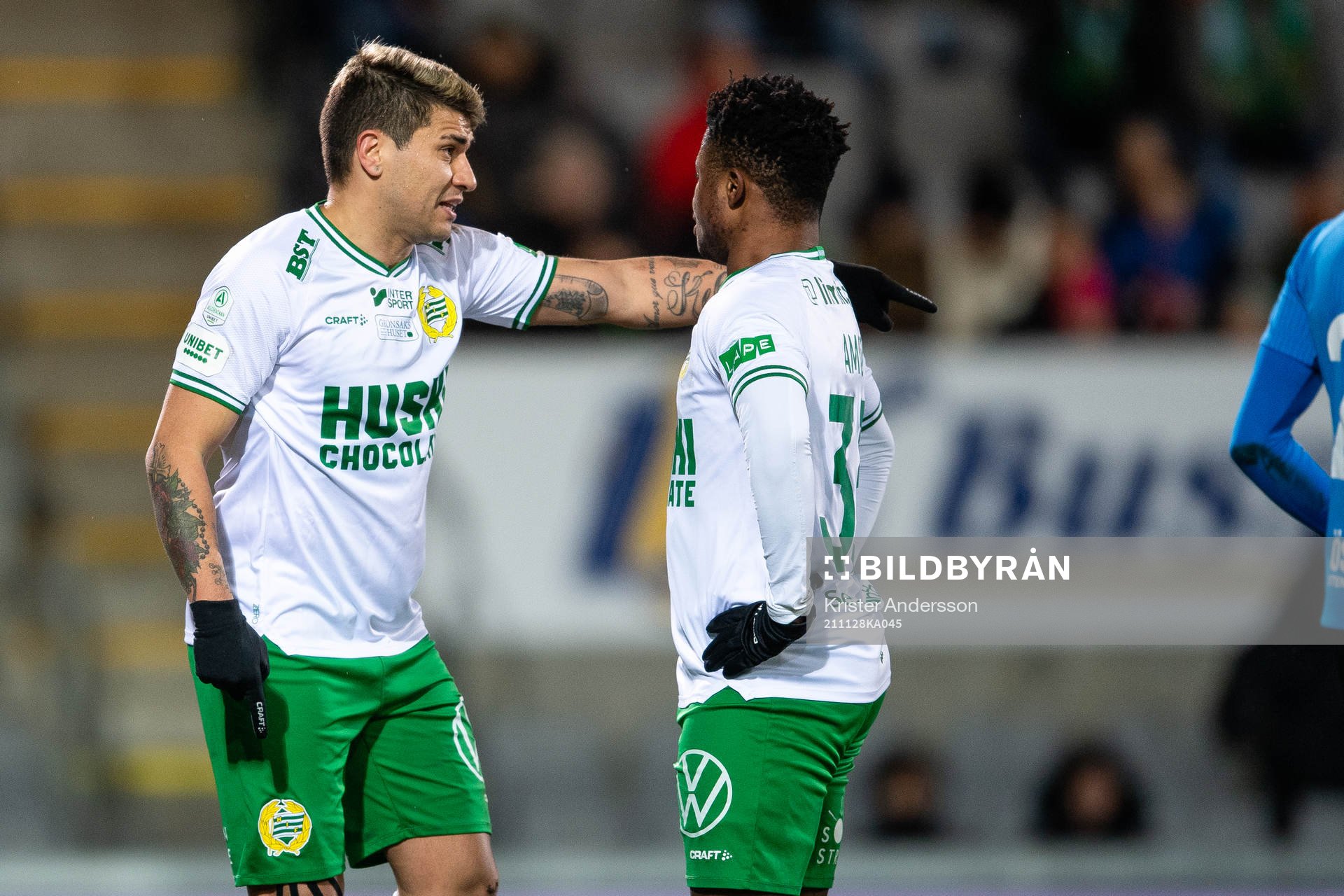 Hammarbys Paulinho och Akinkunmi Amoo