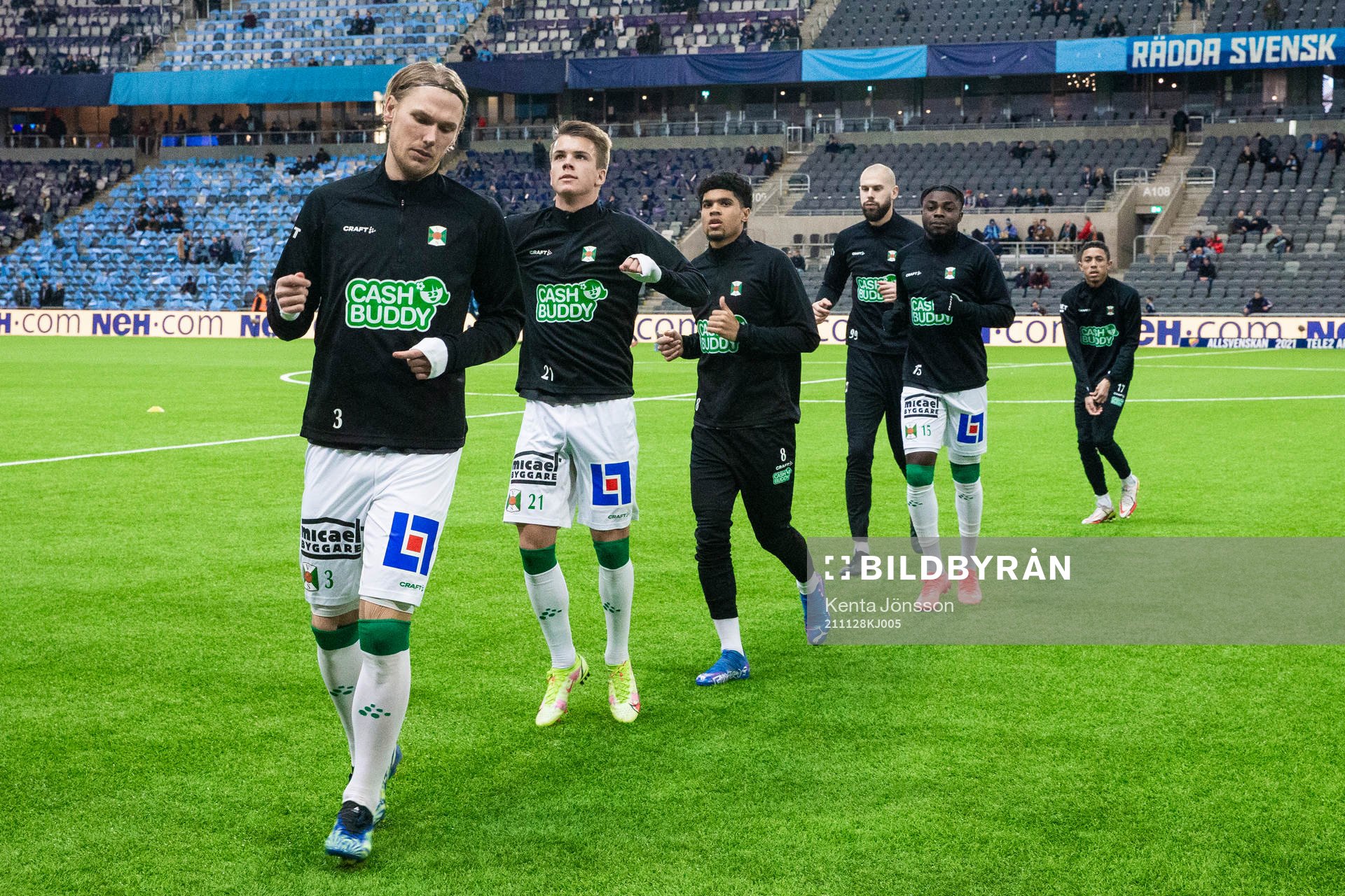 Varbergs Hampus Zachrisson med lagkamrater