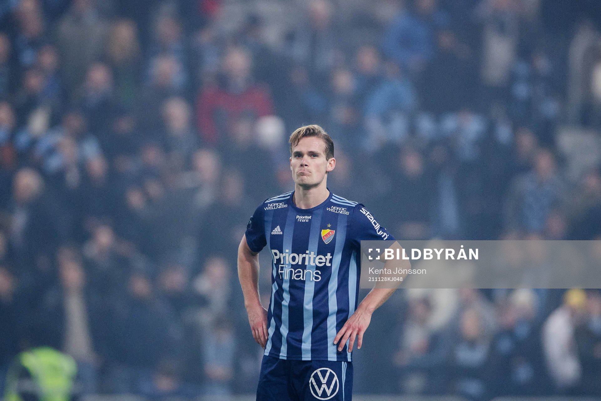 Djurgårdens Hampus Finndell deppar