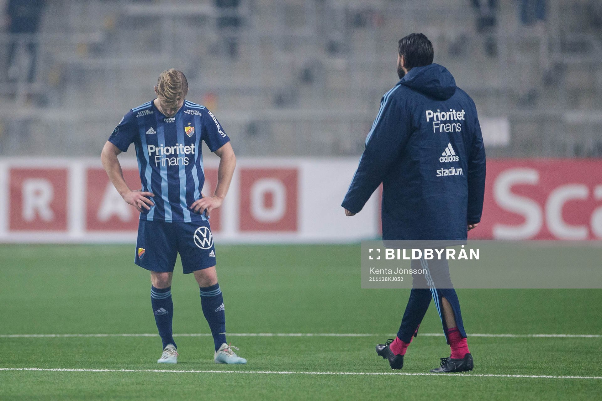 Djurgårdens Hampus Finndell deppar