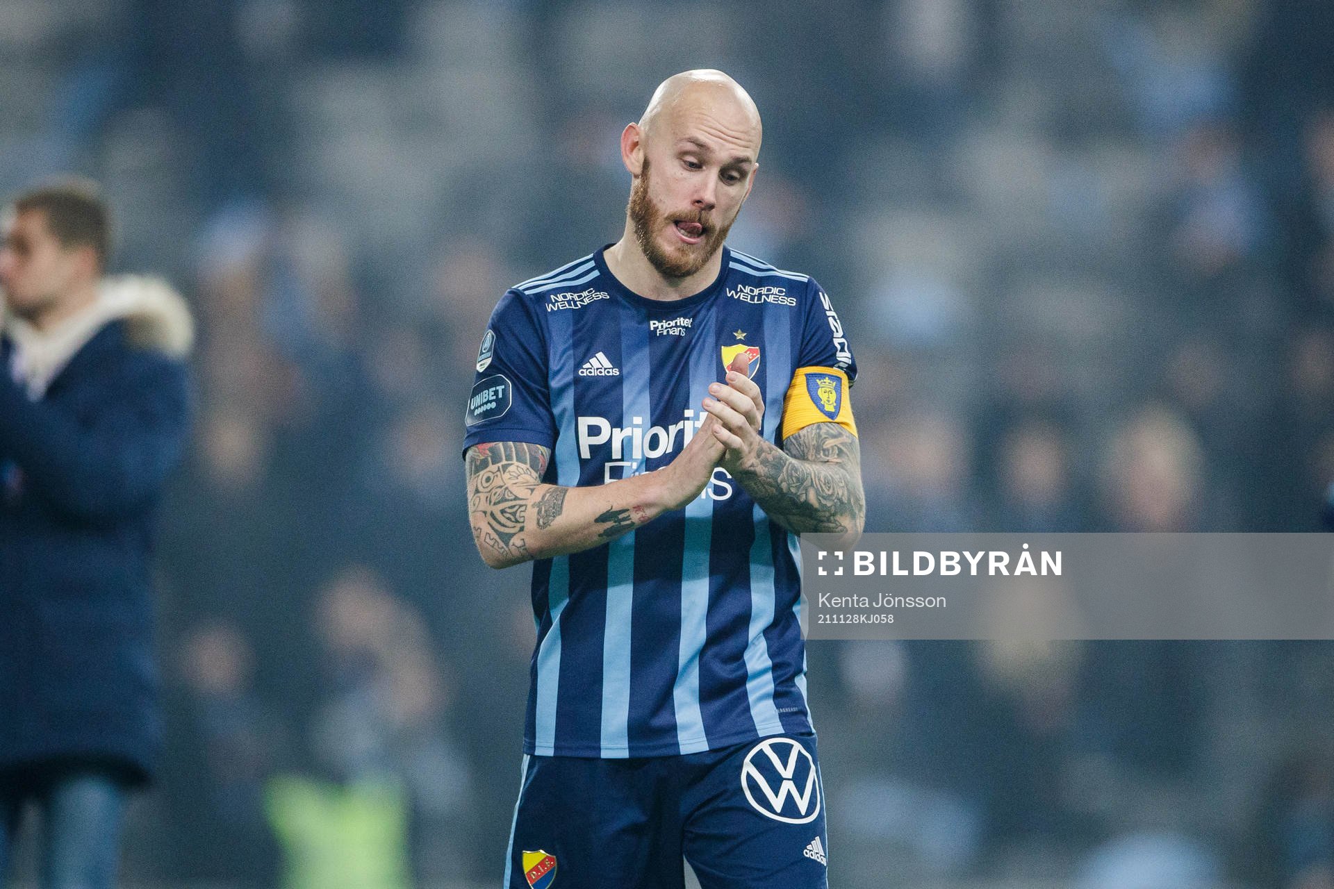 Djurgårdens Magnus Eriksson deppar