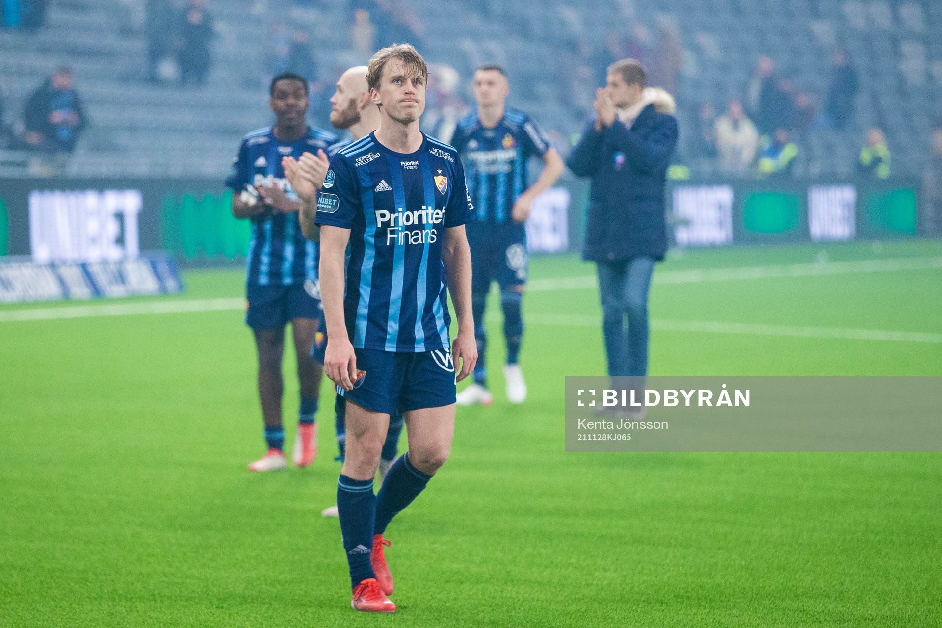 Djurgårdens Rasmus Schüller deppar med lagkamrater