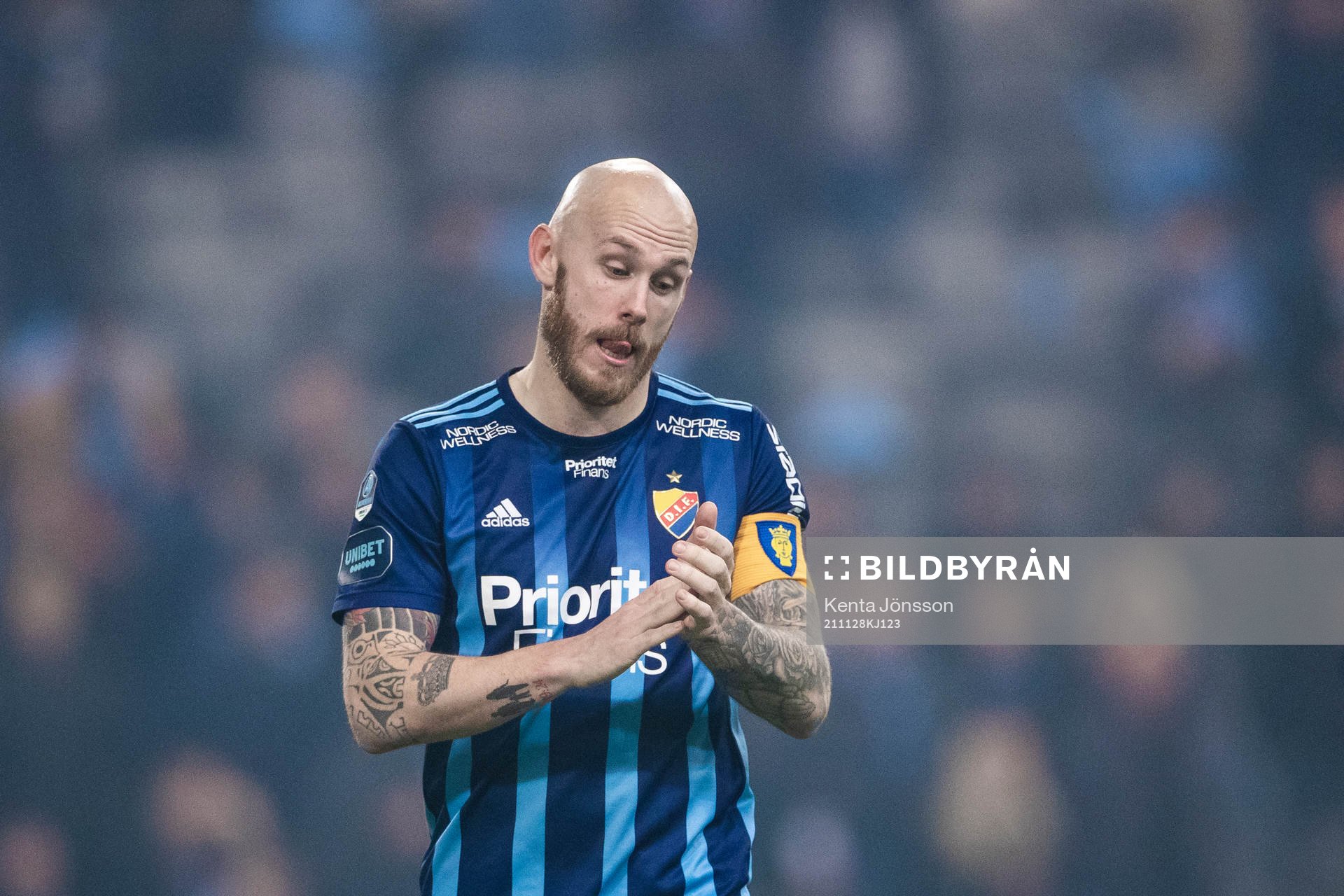 Djurgårdens Magnus Eriksson deppar