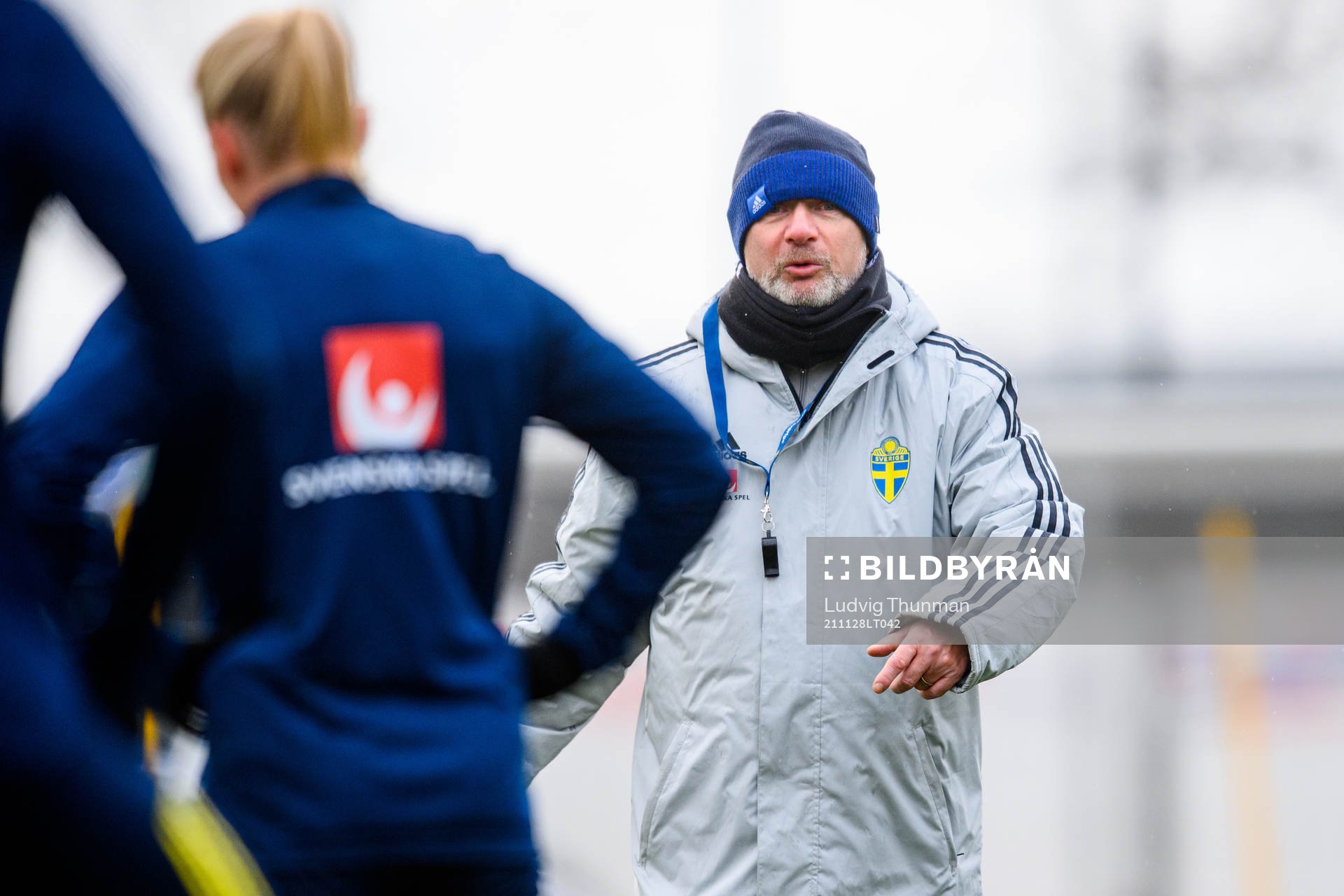 Peter Gerhardsson, head coach of the Swedish women's