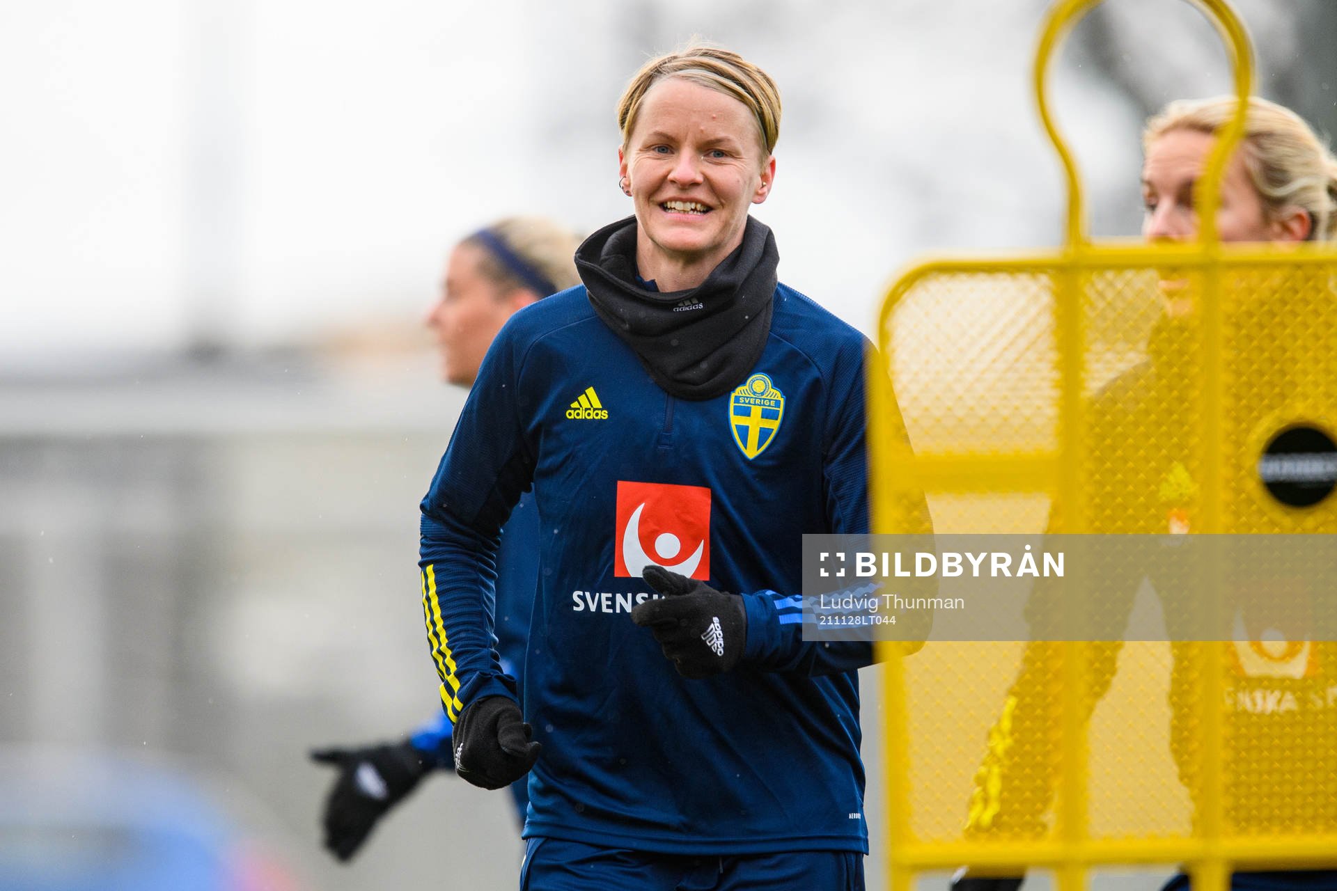 Nilla Fischer of the Swedish women's national football team