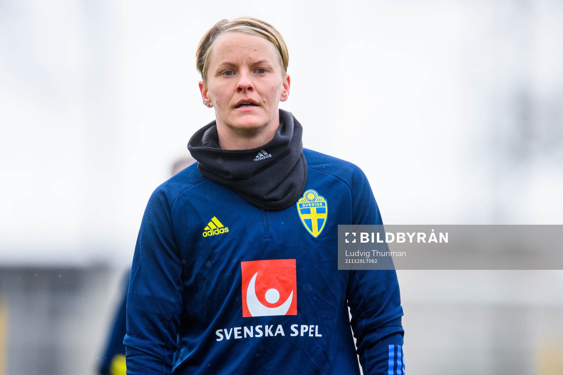 Nilla Fischer of the Swedish women's national football team