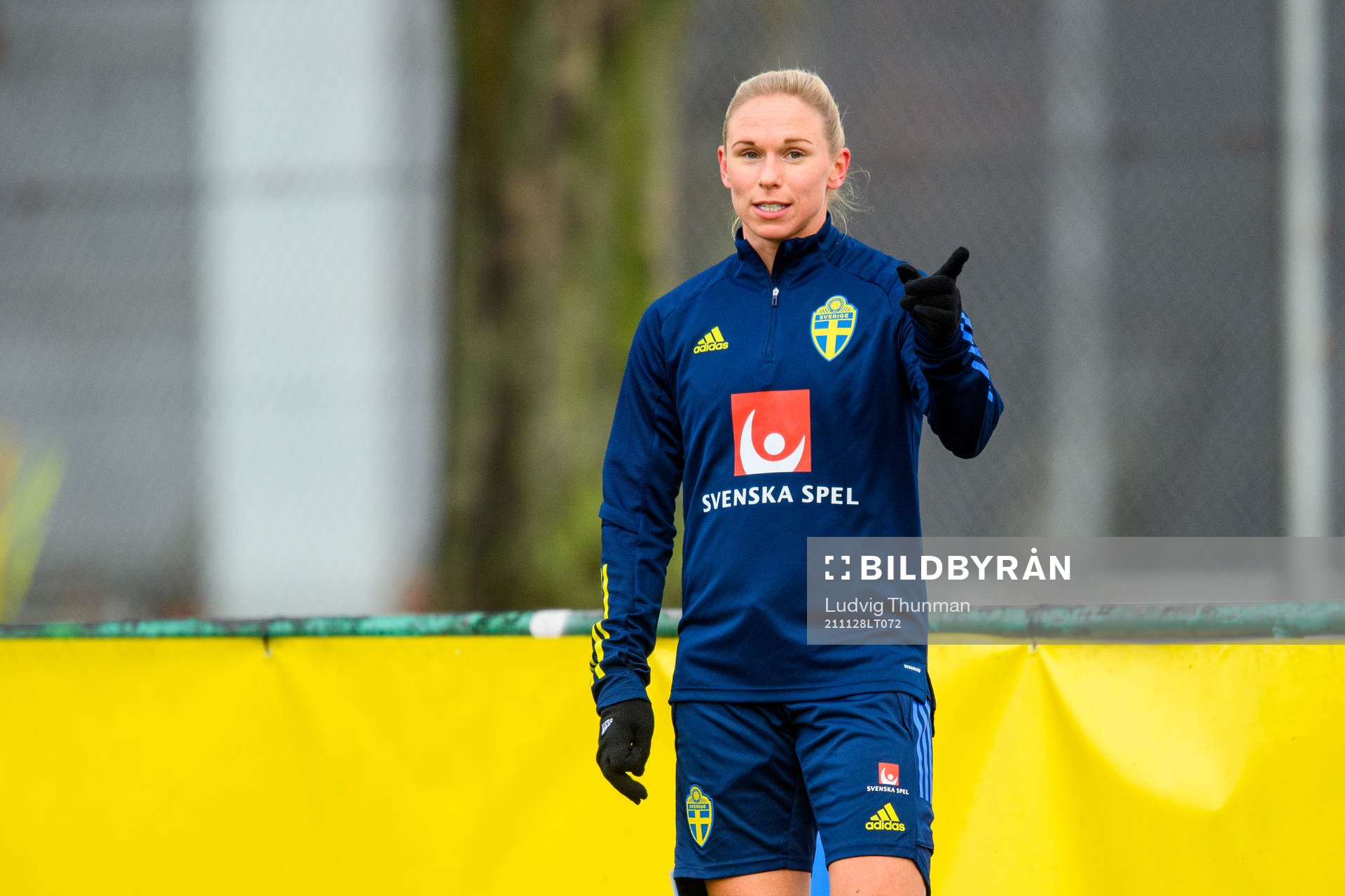 Jonna Andersson of the Swedish women's national football