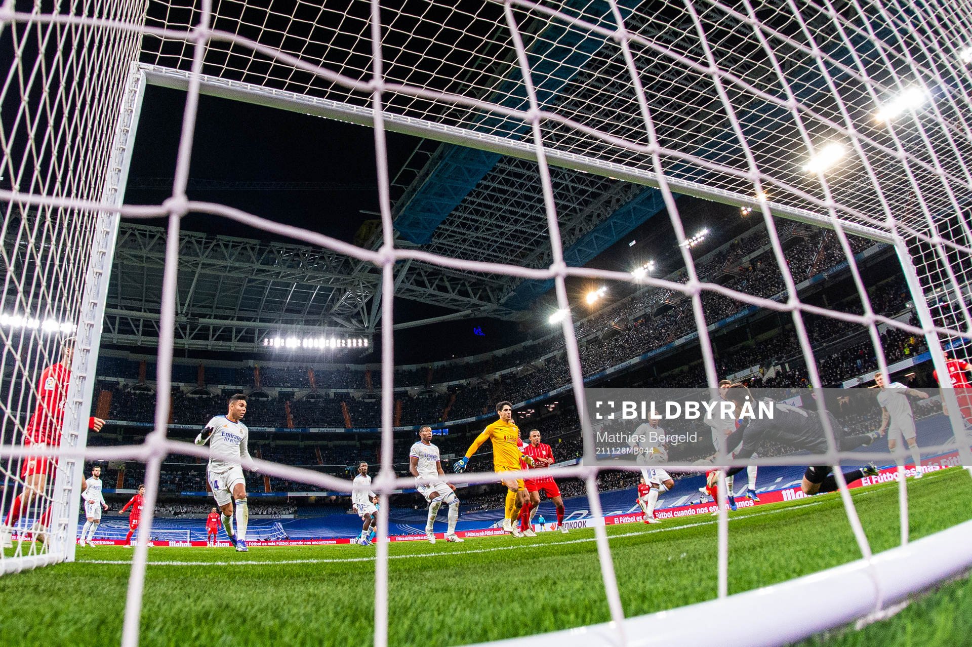Goalkeeper Thibaut Courtois with a save