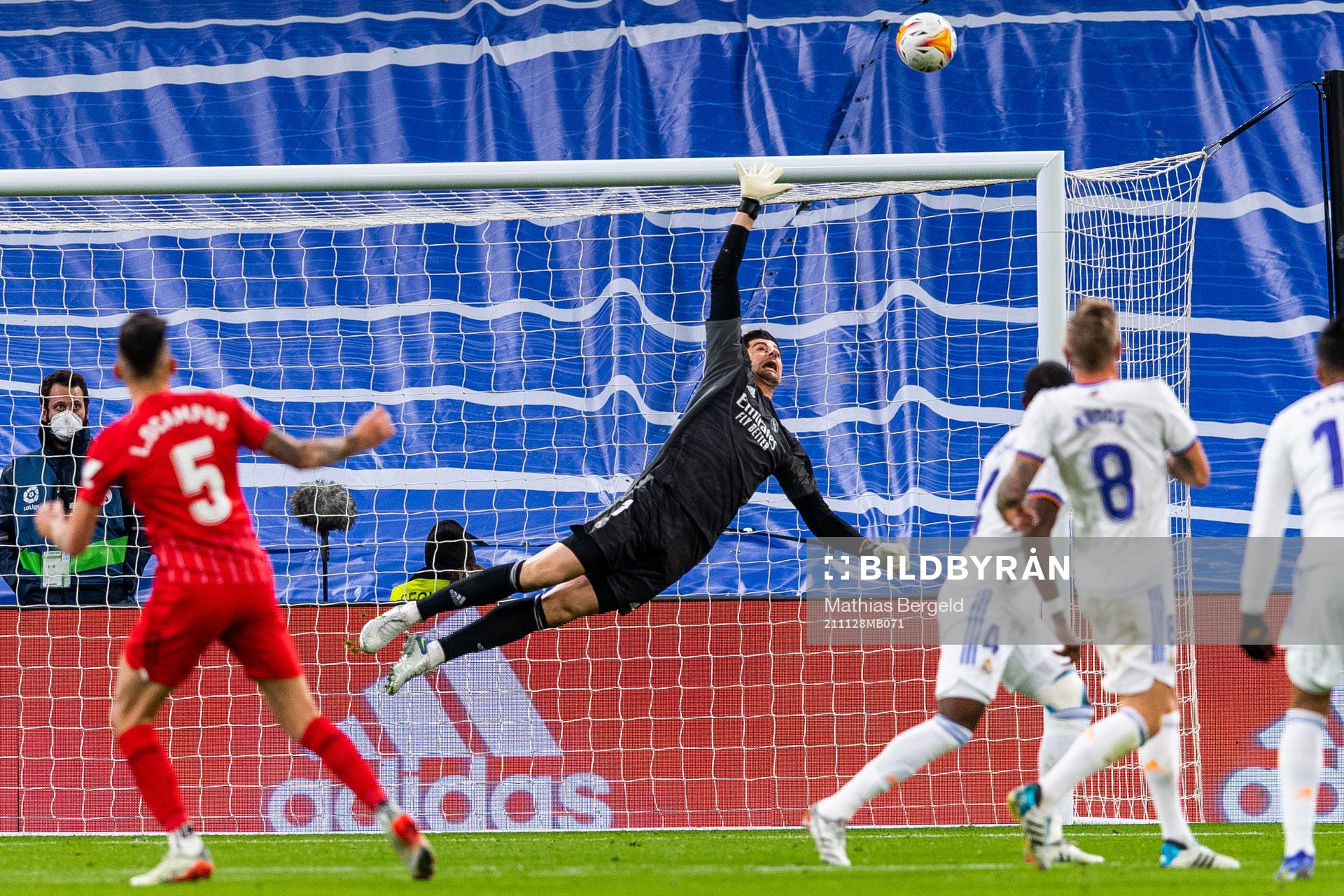 goalkeeper Thibaut Courtois of Real Madrid