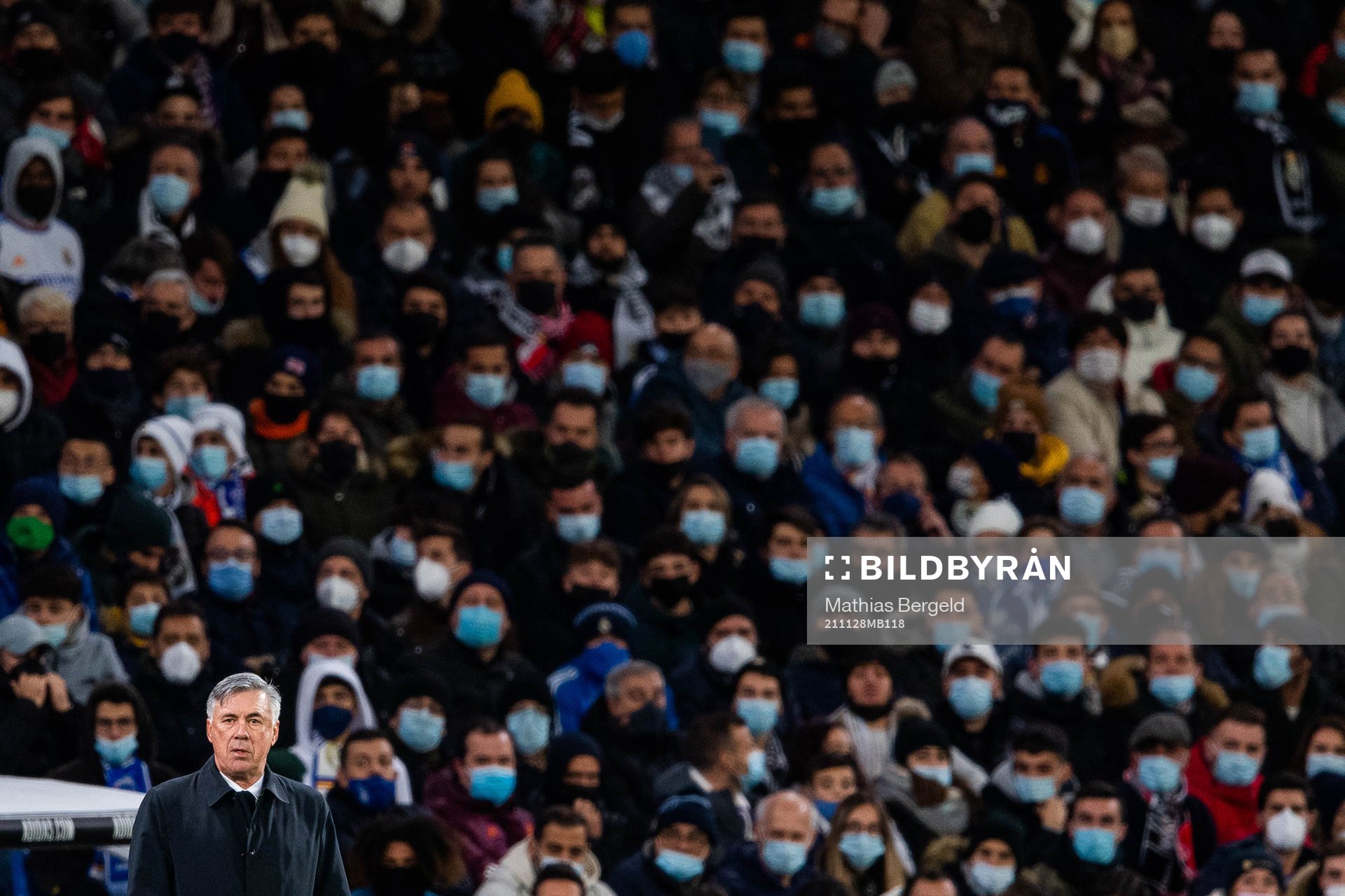 Head coach Carlo Ancelotti of Real Madrid